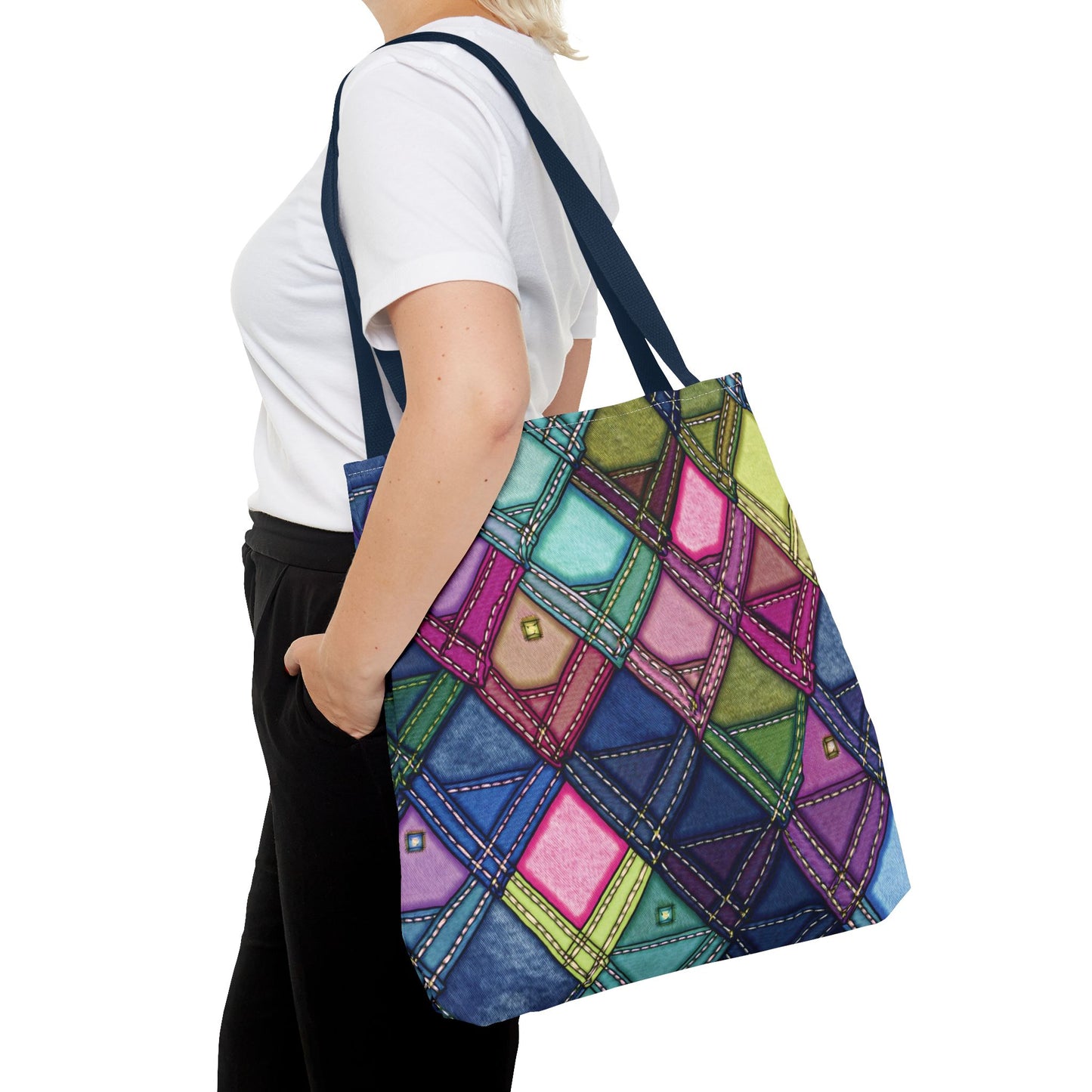 Denim Canvas Bag, Tote Bag Denim - PPU BEST