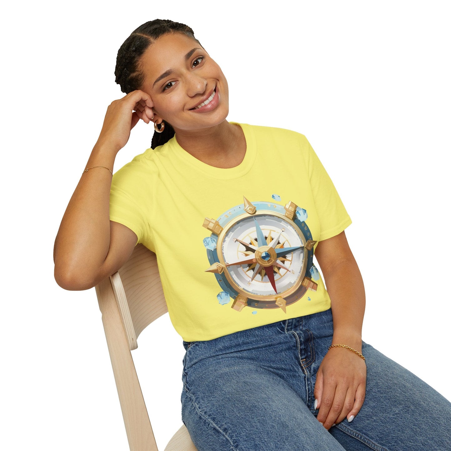 Compass Navigator Graphic Tee Unisex 100 Cotton 28