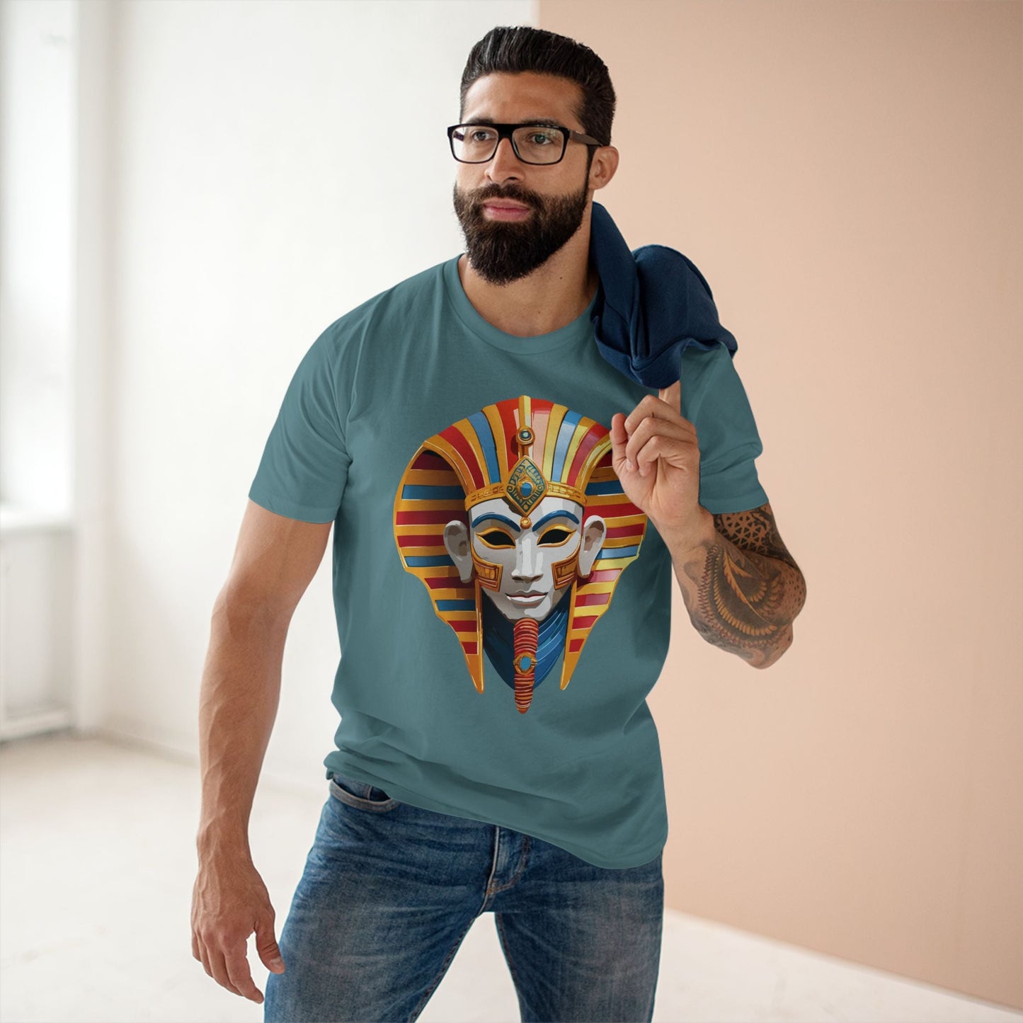 Mask Graphic Unisex 100 Cotton Staple Tee 26