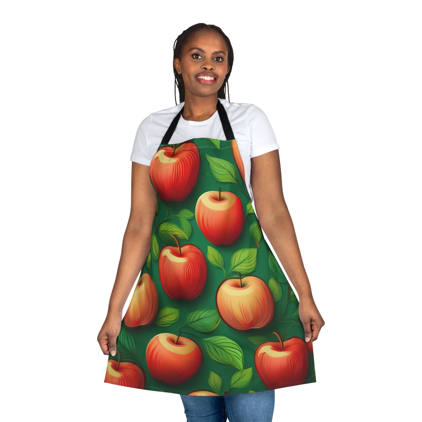 Fruits 100% Polyester Stain-resistant 31.5 x 25.6 | Art Print Canvas Apron 4