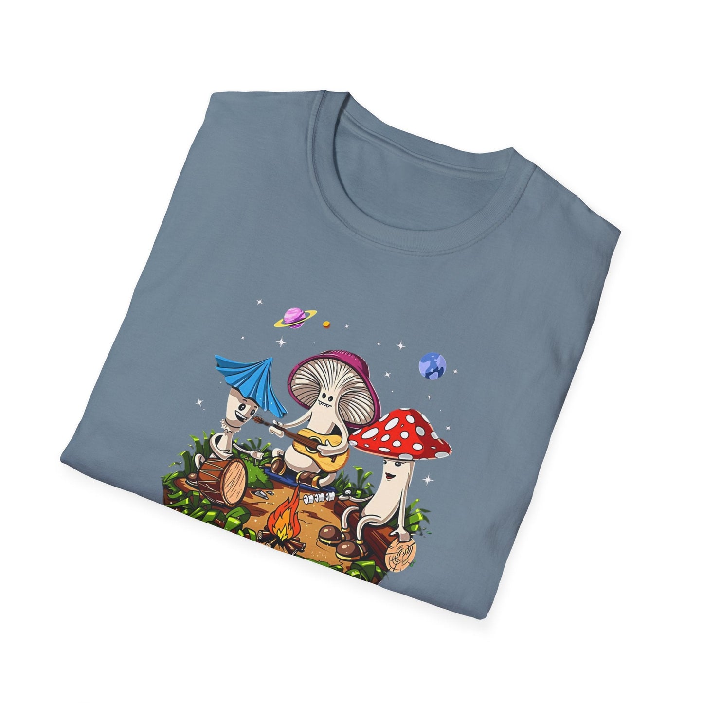 Mashroom Tee Shirt Unisex Funny Mashroom Design Gildan Softstyle 64000 Tee Softstyle Comfort