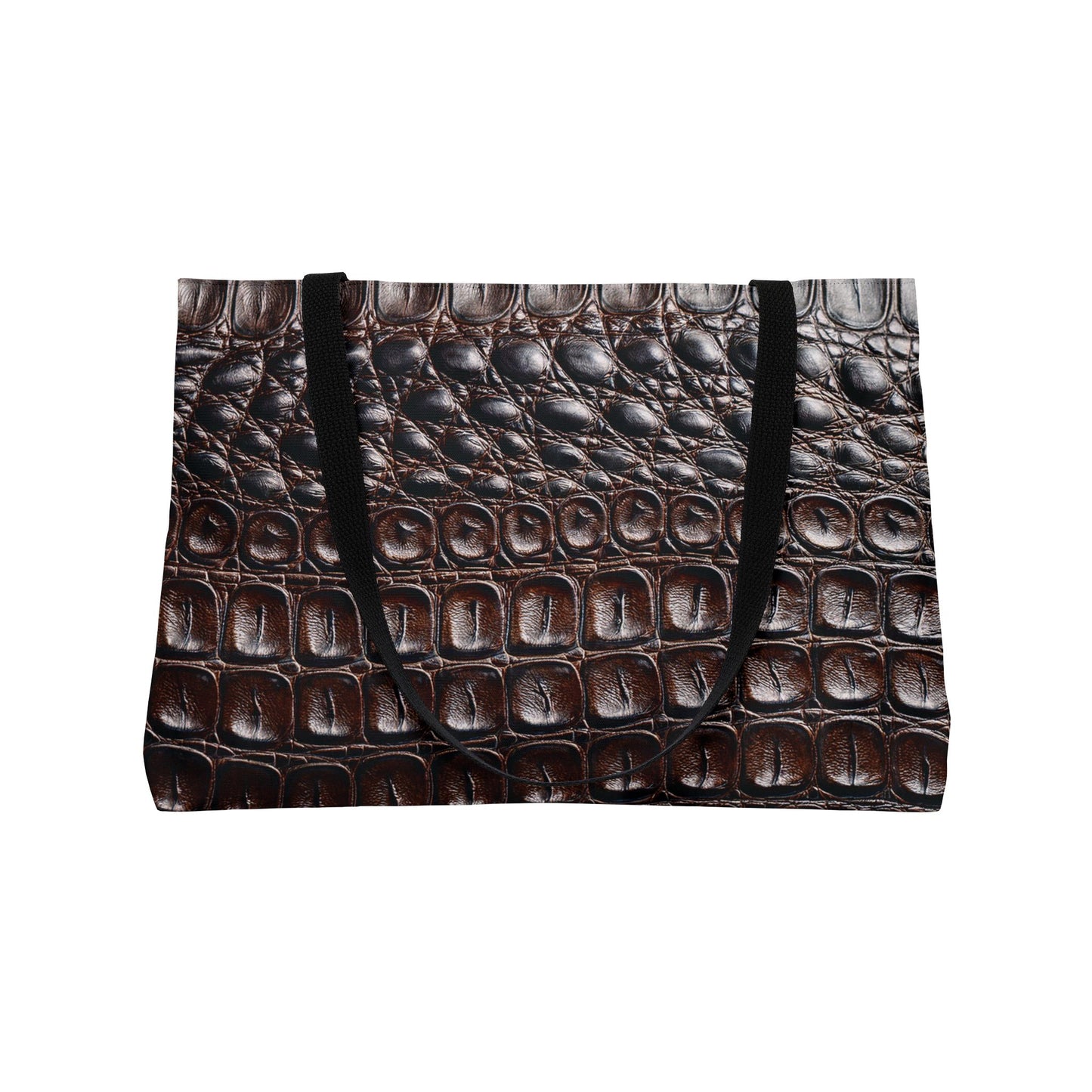 Leather Print imitation Big Bag 100% Spun Poly 24x13 Canvas Art Bag-17