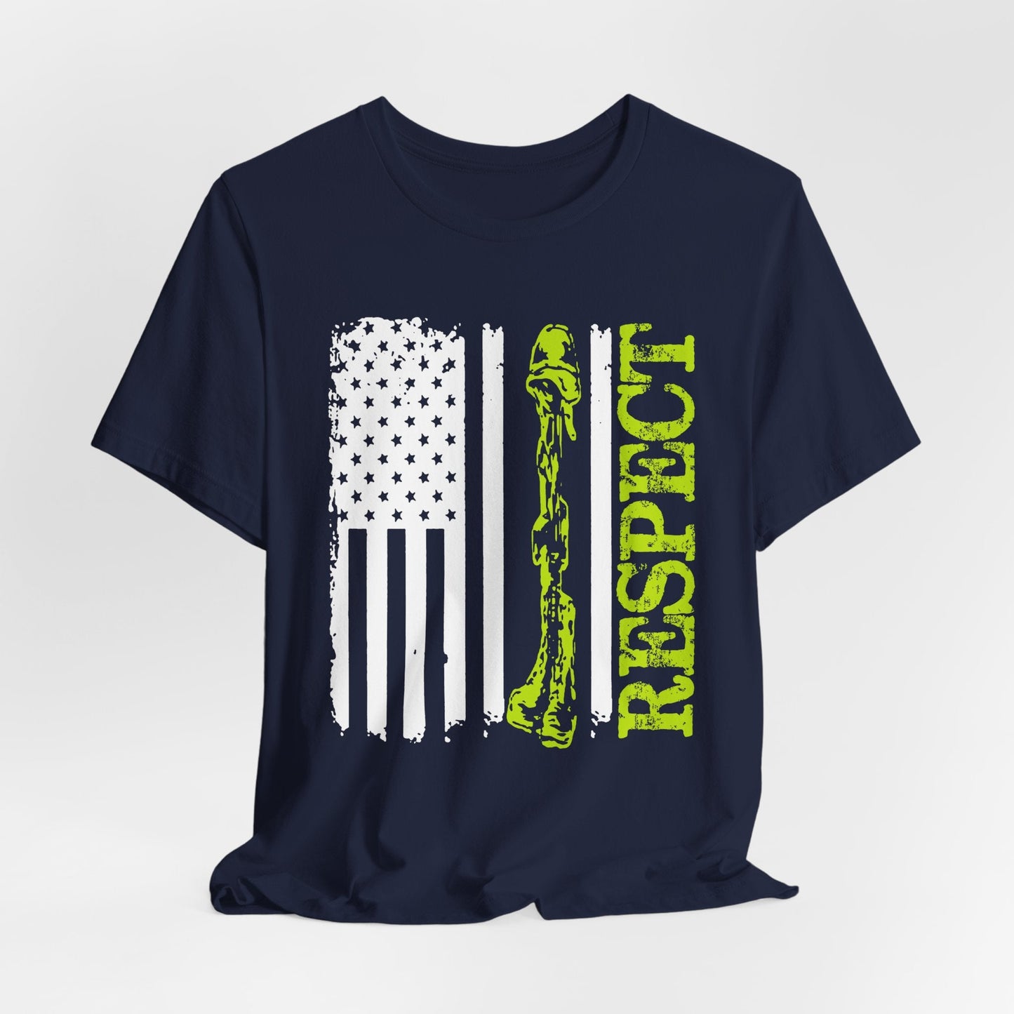 Army Veteran Patriotic Graphic Design Unisex Cotton T-Shirt v57