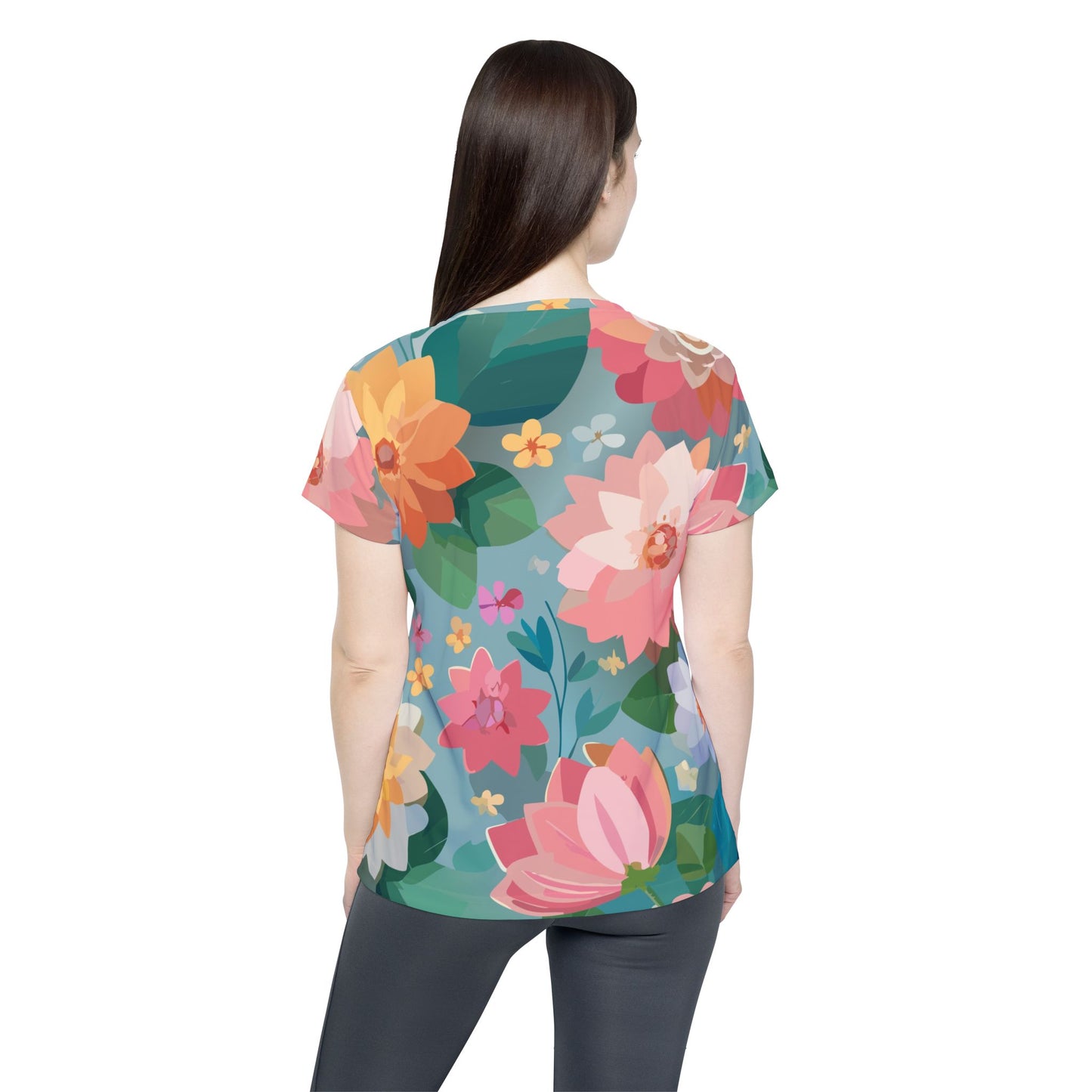 Floral Print Shirt, Shirt with Flowers