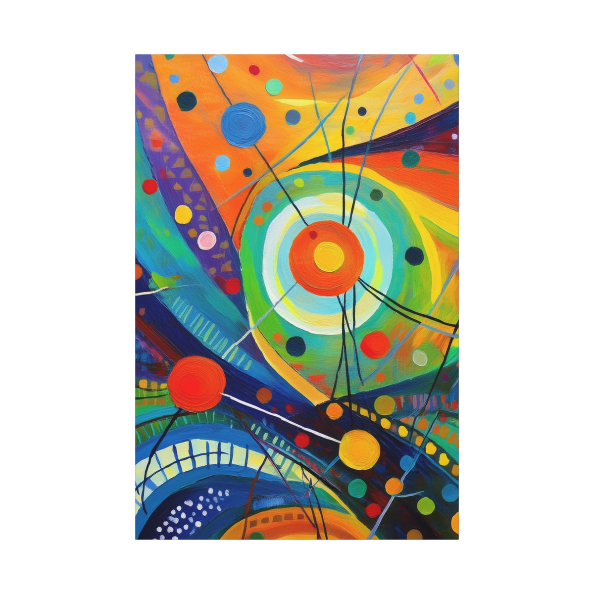 Abstract Oil Painting Print Canvas 20x24,20x30,24x30 24x32,24x36,30x40 32x48,36x48,40x60 Pine-Wood Inner Frame ABS-145