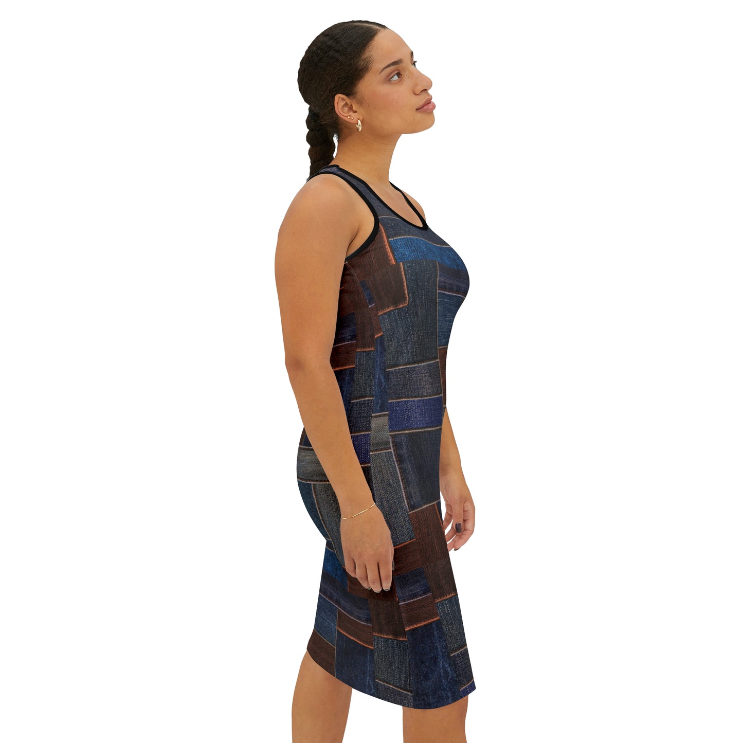 Denim Print Dress - PPU BEST