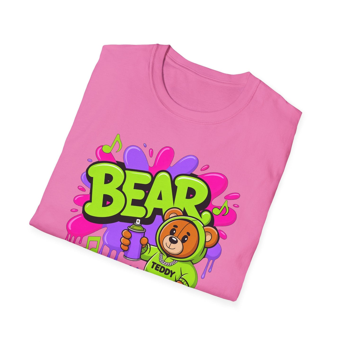 Funny Cartoon Animals T Shirt Unisex Graphic Tee Animation Softstyle Gildan 64000 Ring Spun Cotton