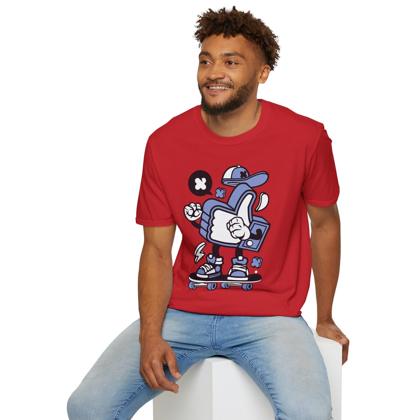Cartoon T Shirt Animation Tee Funny Graphic Tee For Unisex Gildan Softstyle 64000 Cotton