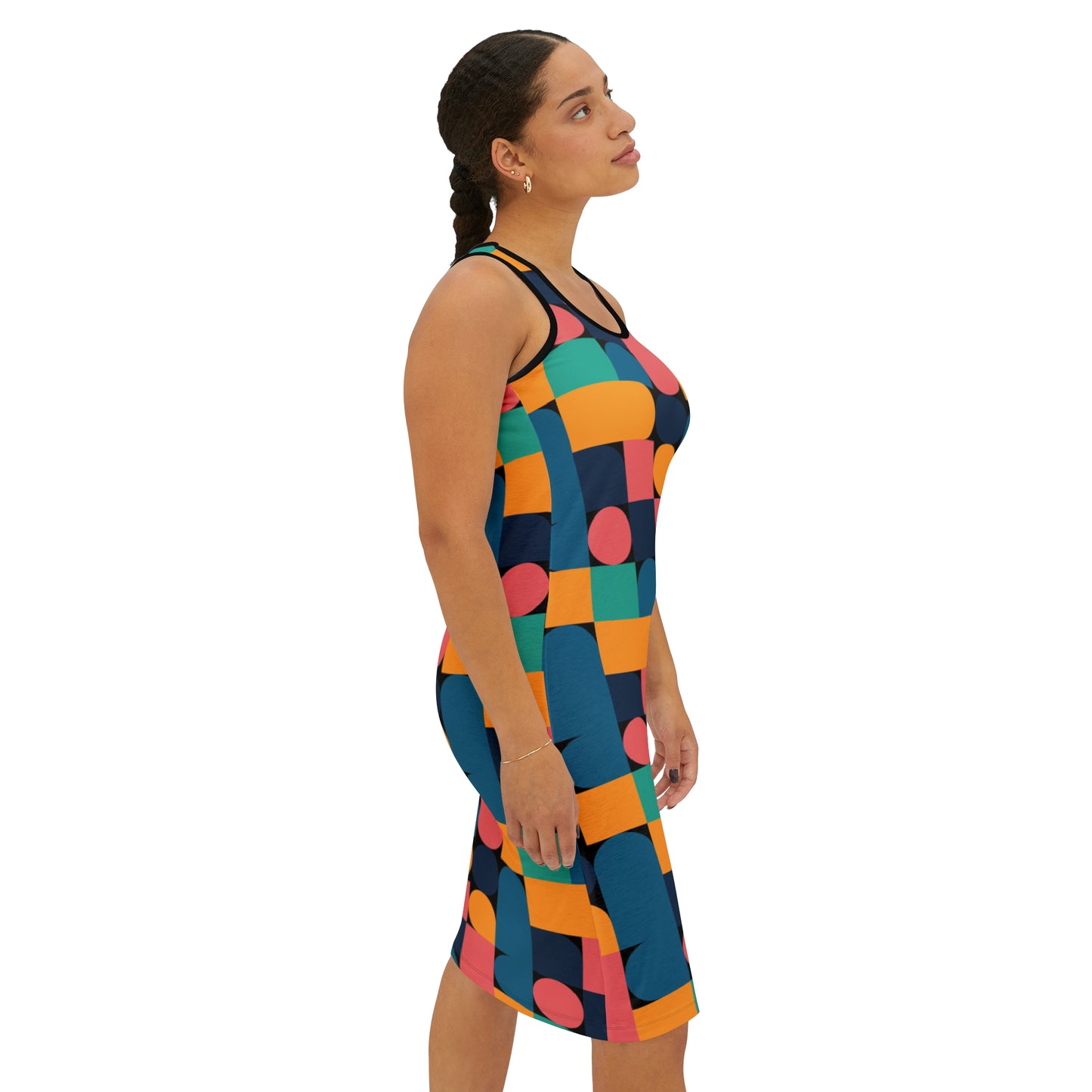 Abstract Print Dress - PPU BEST