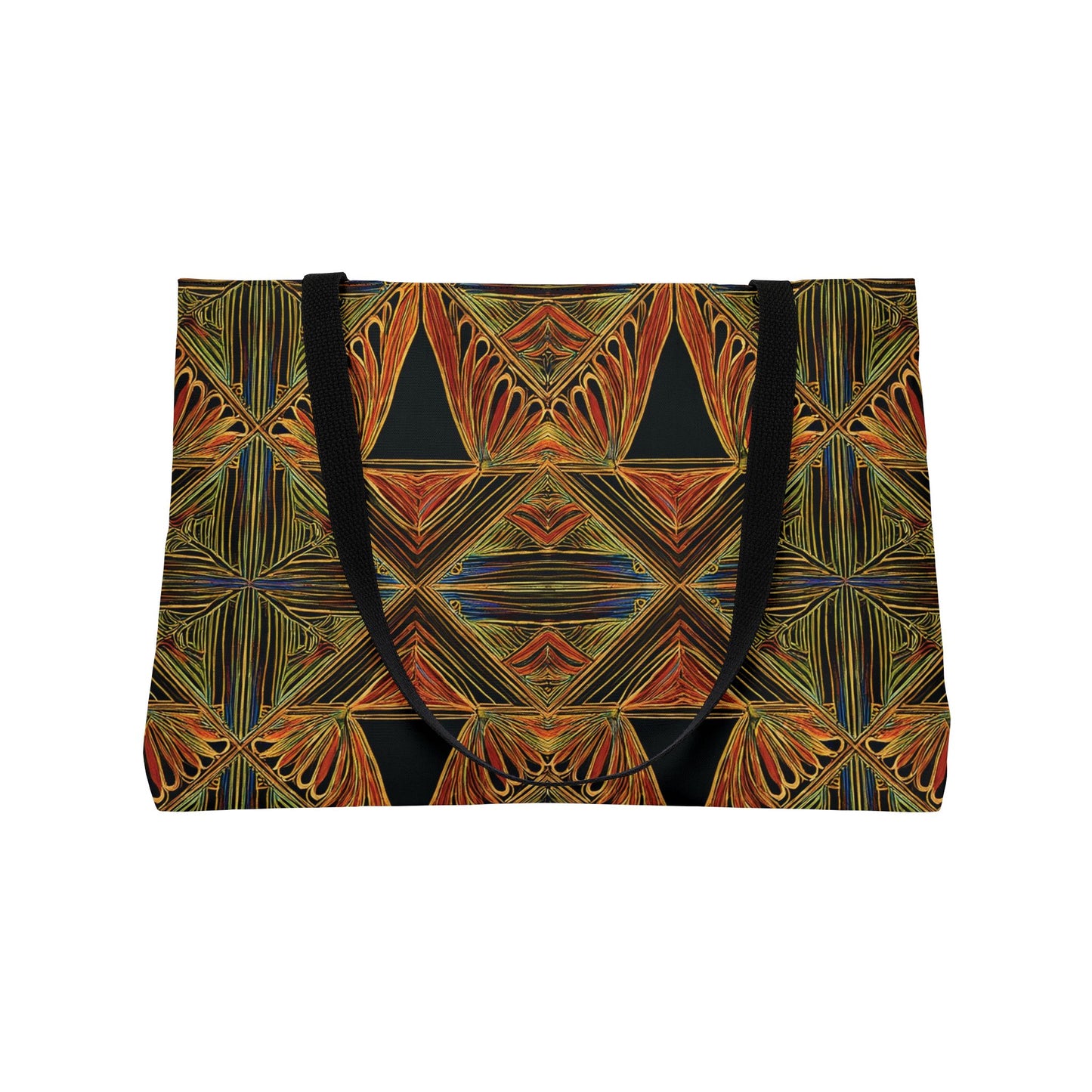 Ornament Print Big Bag Unisex Spun Poly 24x13 Canvas Art Bag OR-51