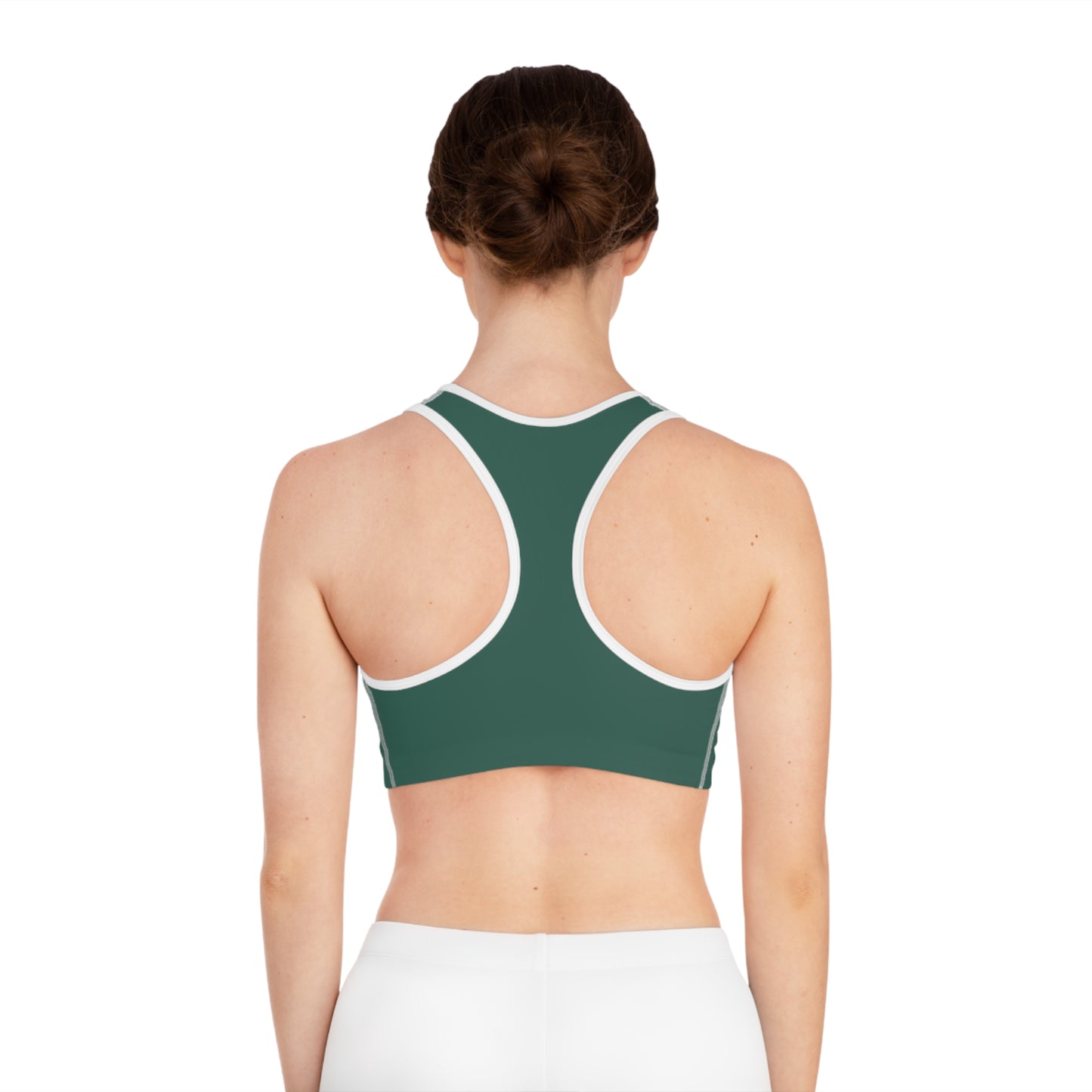 Green Color Sports Bra, Green Sports Bra 11