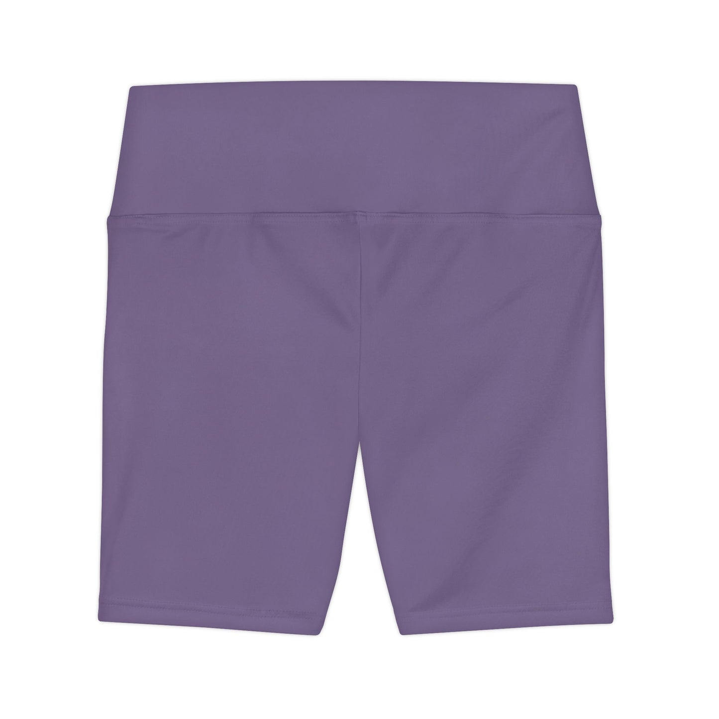 Dirty Purple Women's Lavender Workout Shorts — High-Waist Athletic Biker Shorts
