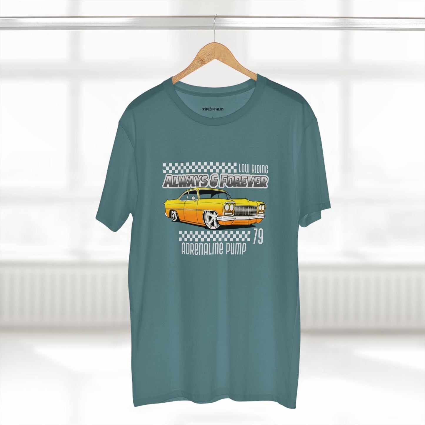 Retro Car Tee Unisex Vintage Car Shirt With Original Art RC-6 Premium Cotton Soft Breathable Comfort
