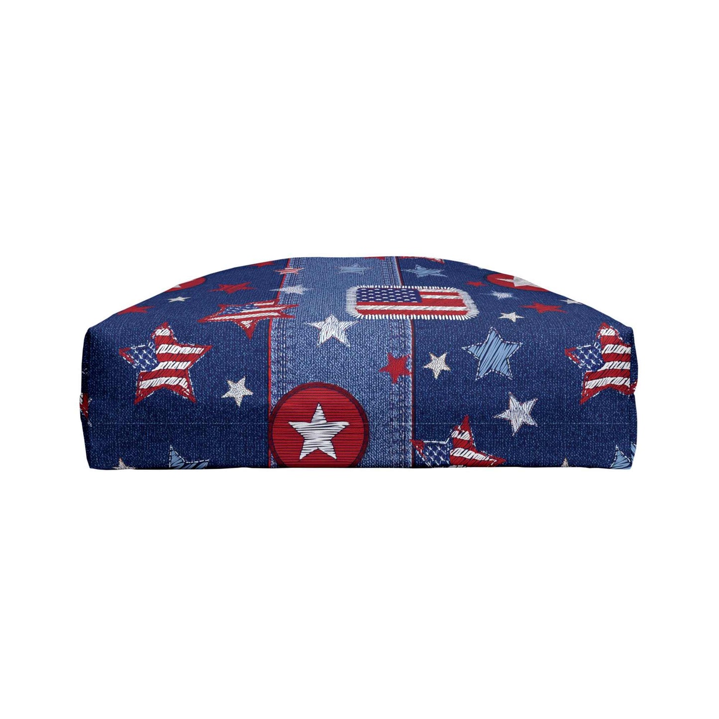 4th of July Denim Color Imitation Print Unisex Yoga Bag Spun Poly 24x13 Canvas Bag 66