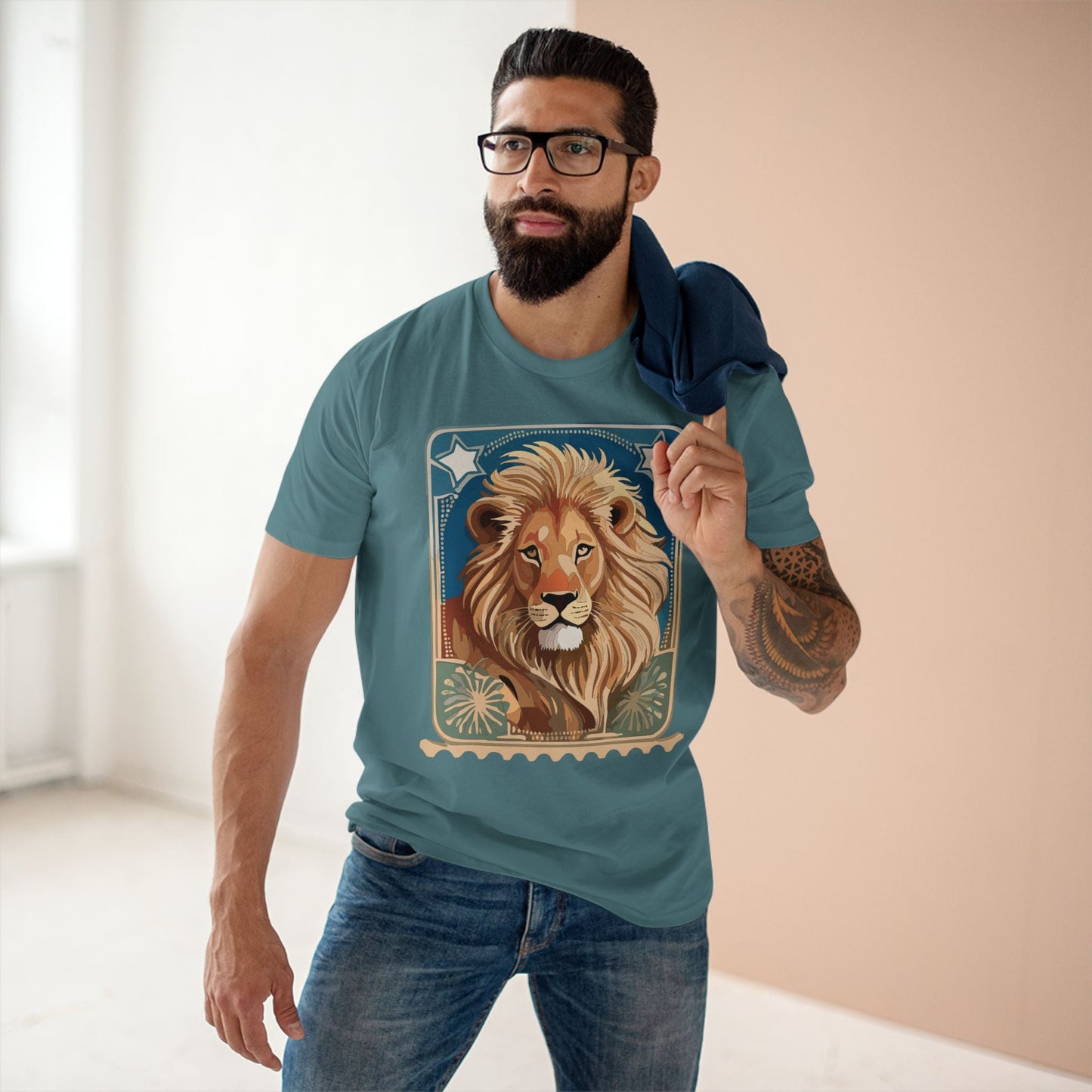 Postage Stamp Graphic Unisex 100 Cotton Tee 52