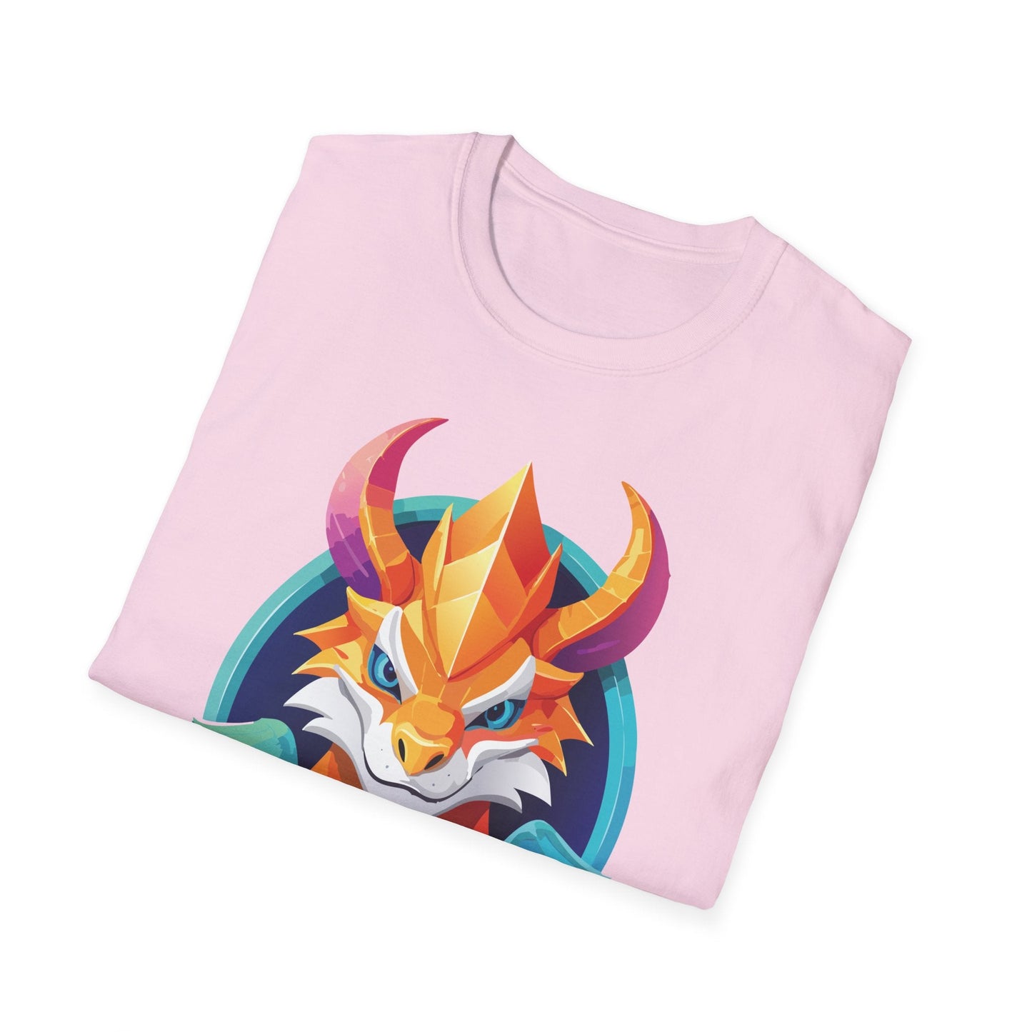 Dragon T Shirt Unisex Gildan Softstyle 64000 Comfortable Cotton Tee With Animal Design