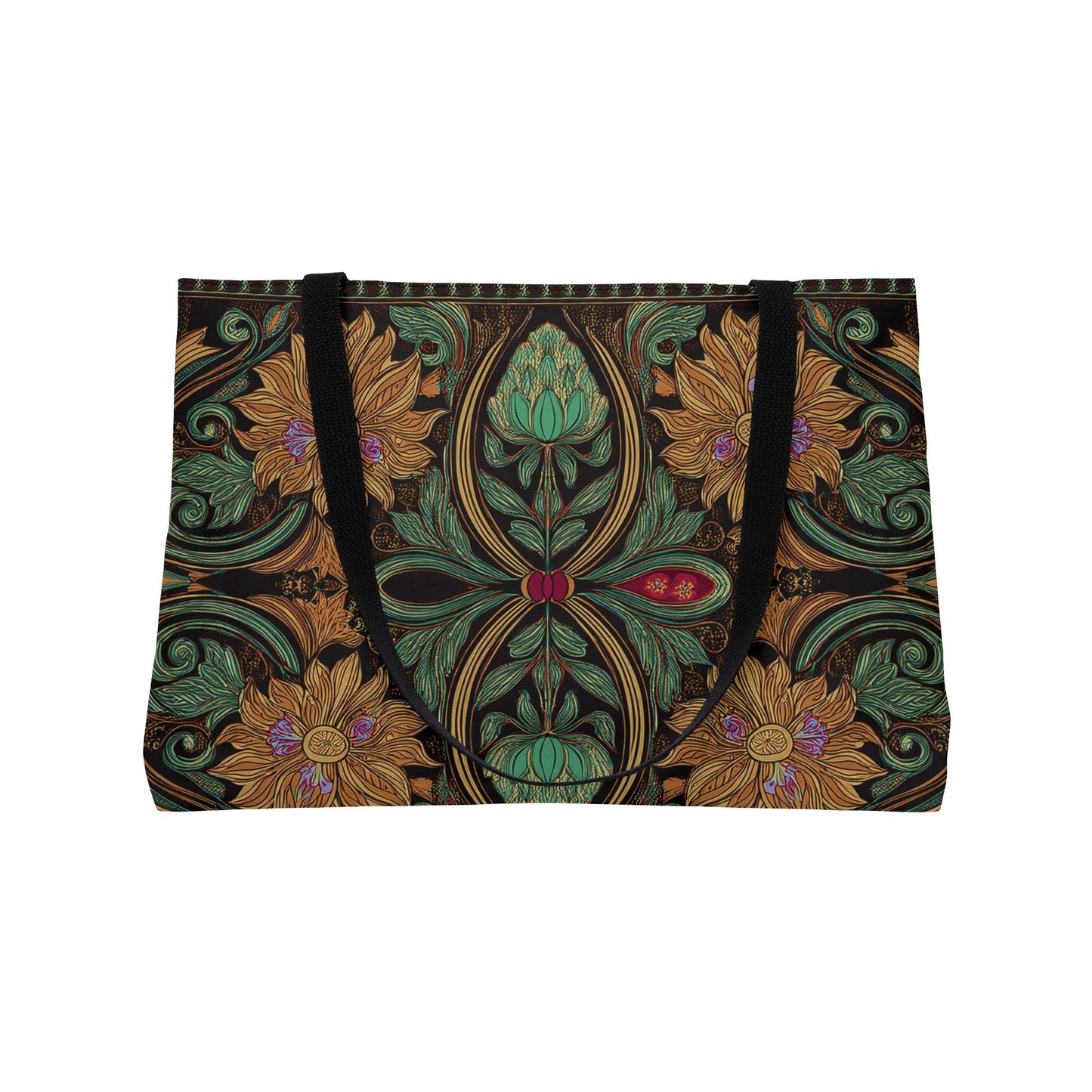 Ornament Print Big Bag Unisex Spun Poly 24x13 Canvas Art Bag OR-7