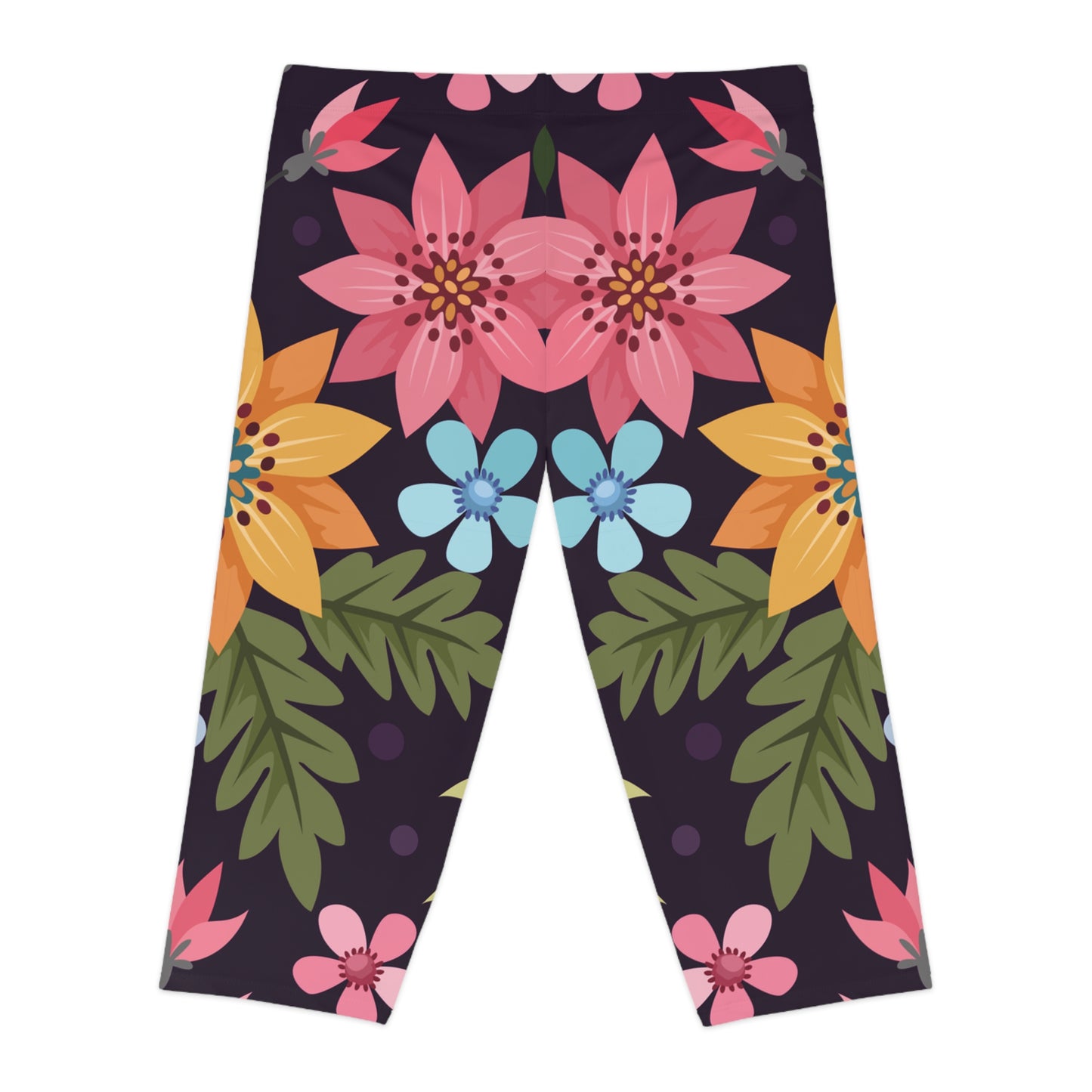 Floral Capri Leggings - PPU BEST