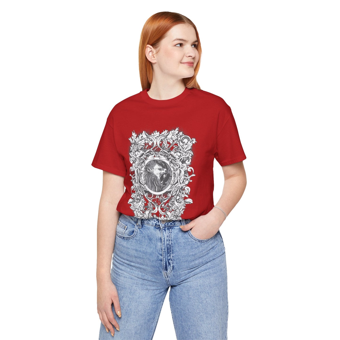 Gothic Illustration Graphic Unisex Cotton T-Shirt r18