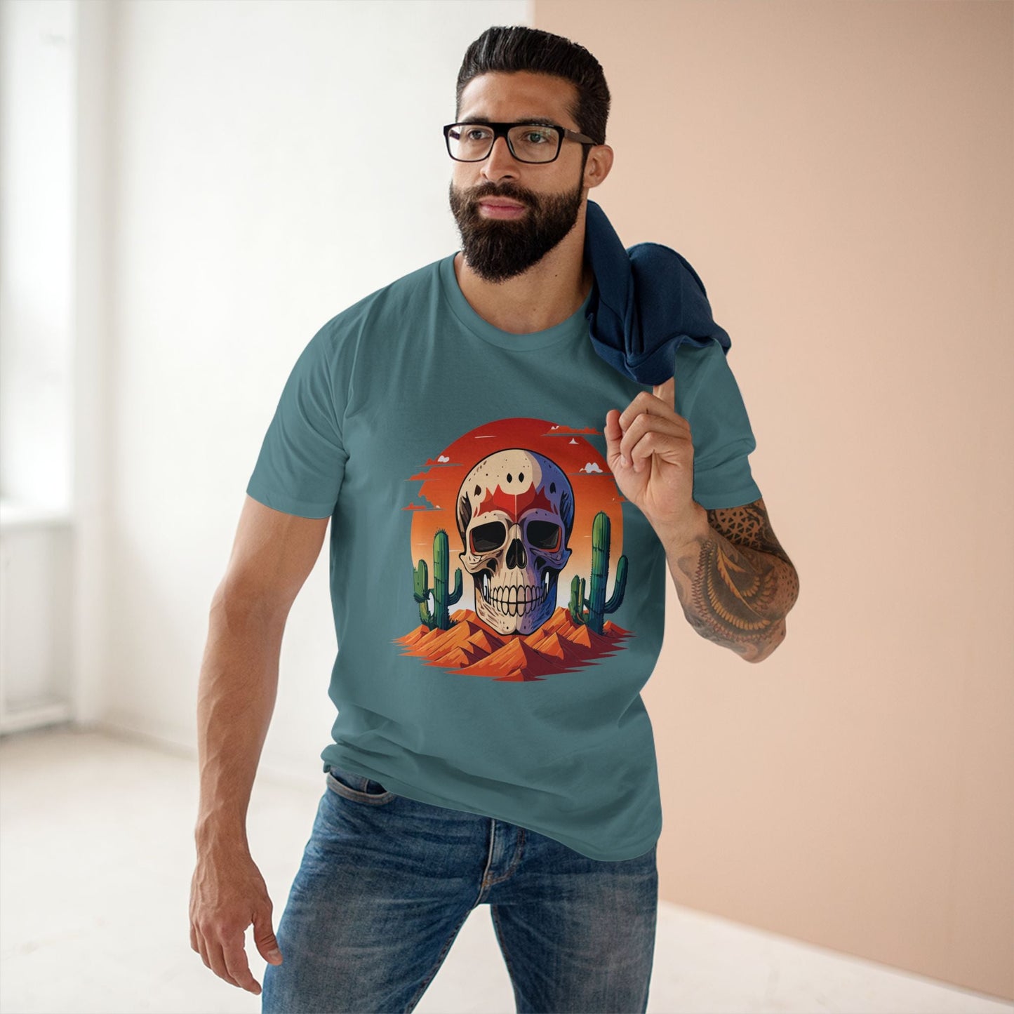 Skull Shirt Unisex Skeleton Tee With Original Art Design Premium Cotton Retro2Nova Art Collection
