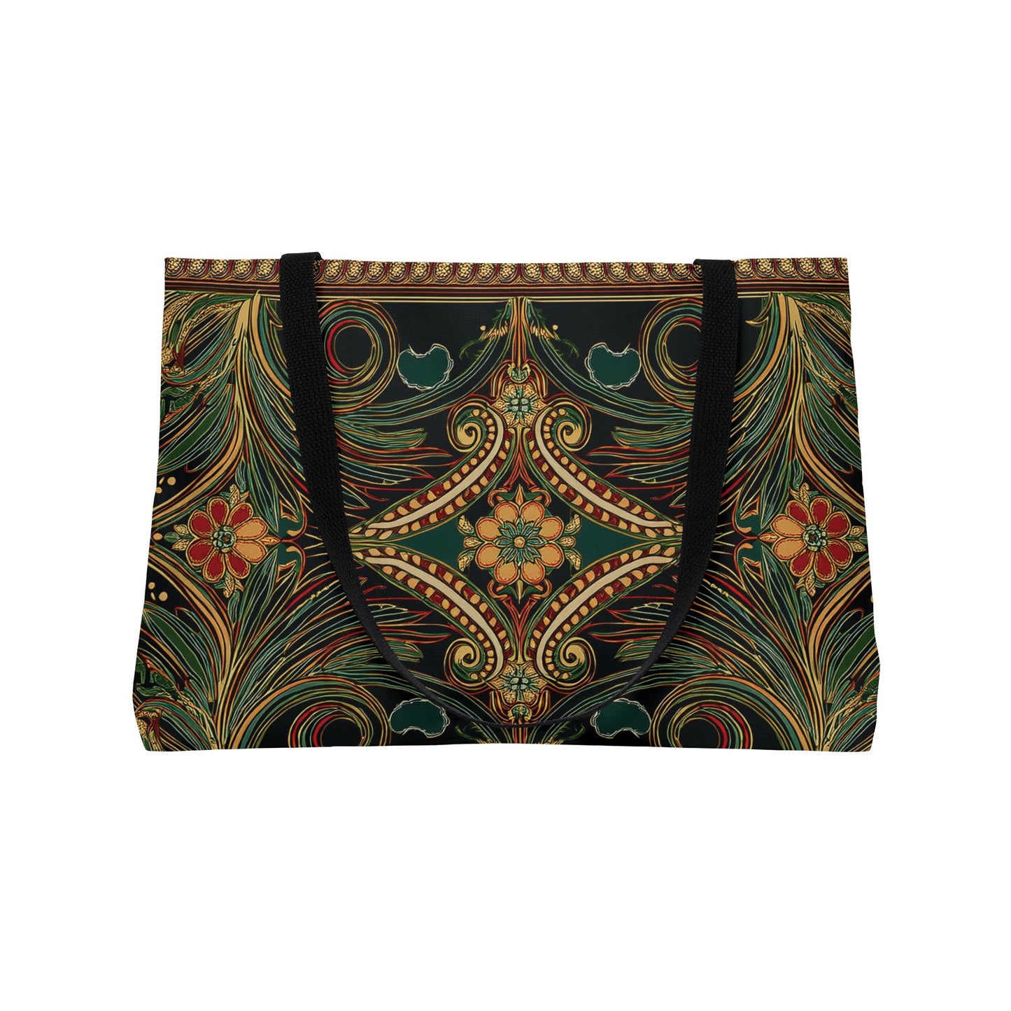 Ornament Print Big Bag Unisex Spun Poly 24x13 Canvas Art Bag OR-8