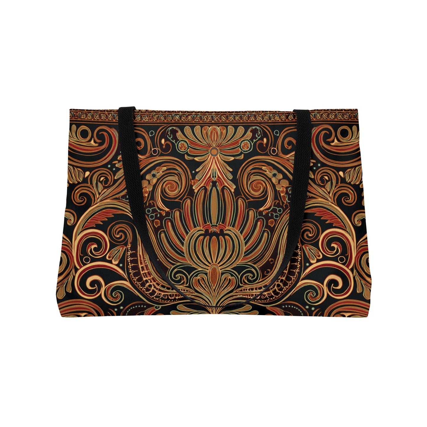 Ornament Print Big Bag Unisex Spun Poly 24x13 Canvas Art Bag OR-19