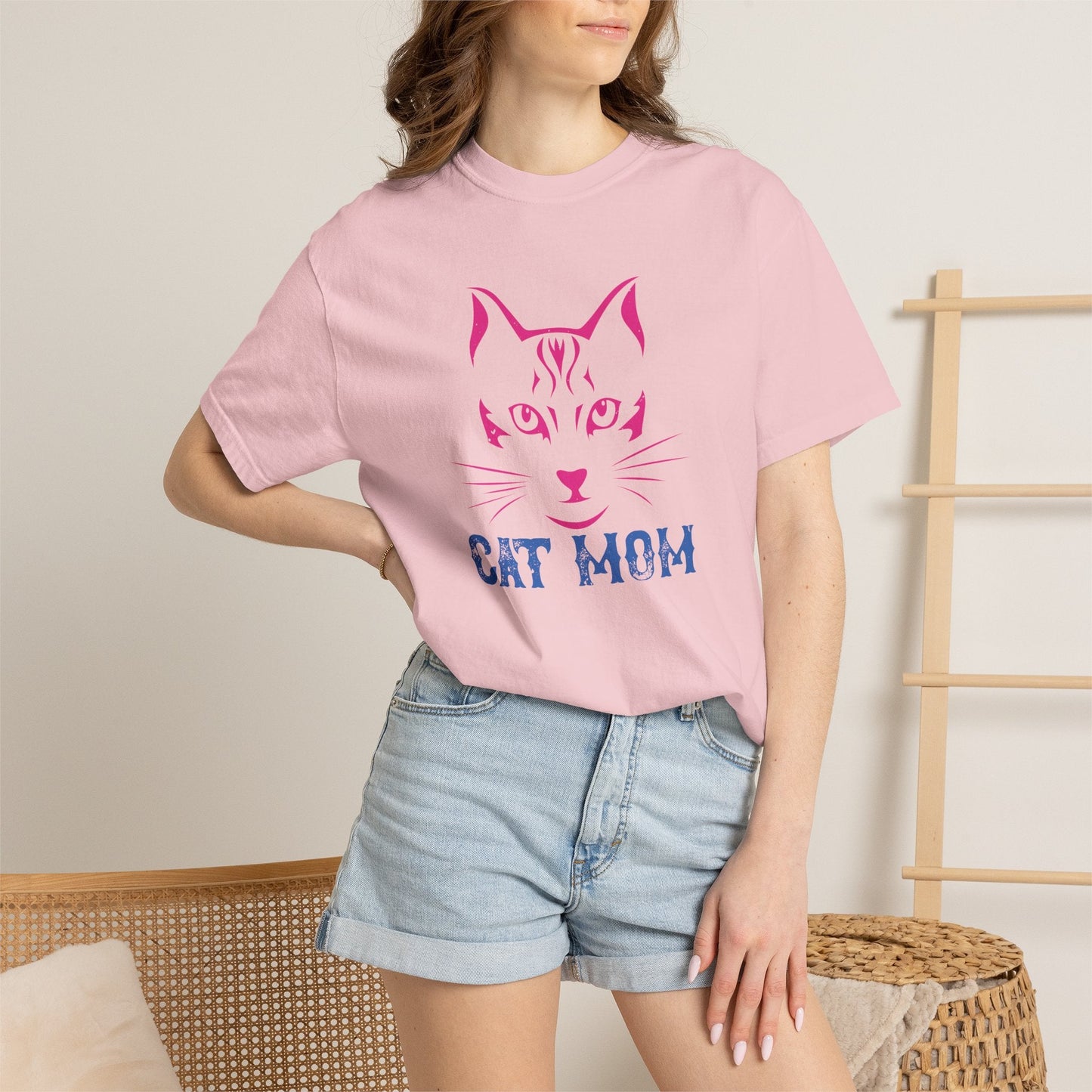 Mom T-shirt Mother Day Mama Tee Unisex Comfort Colors Garment-Dyed Cotton h66