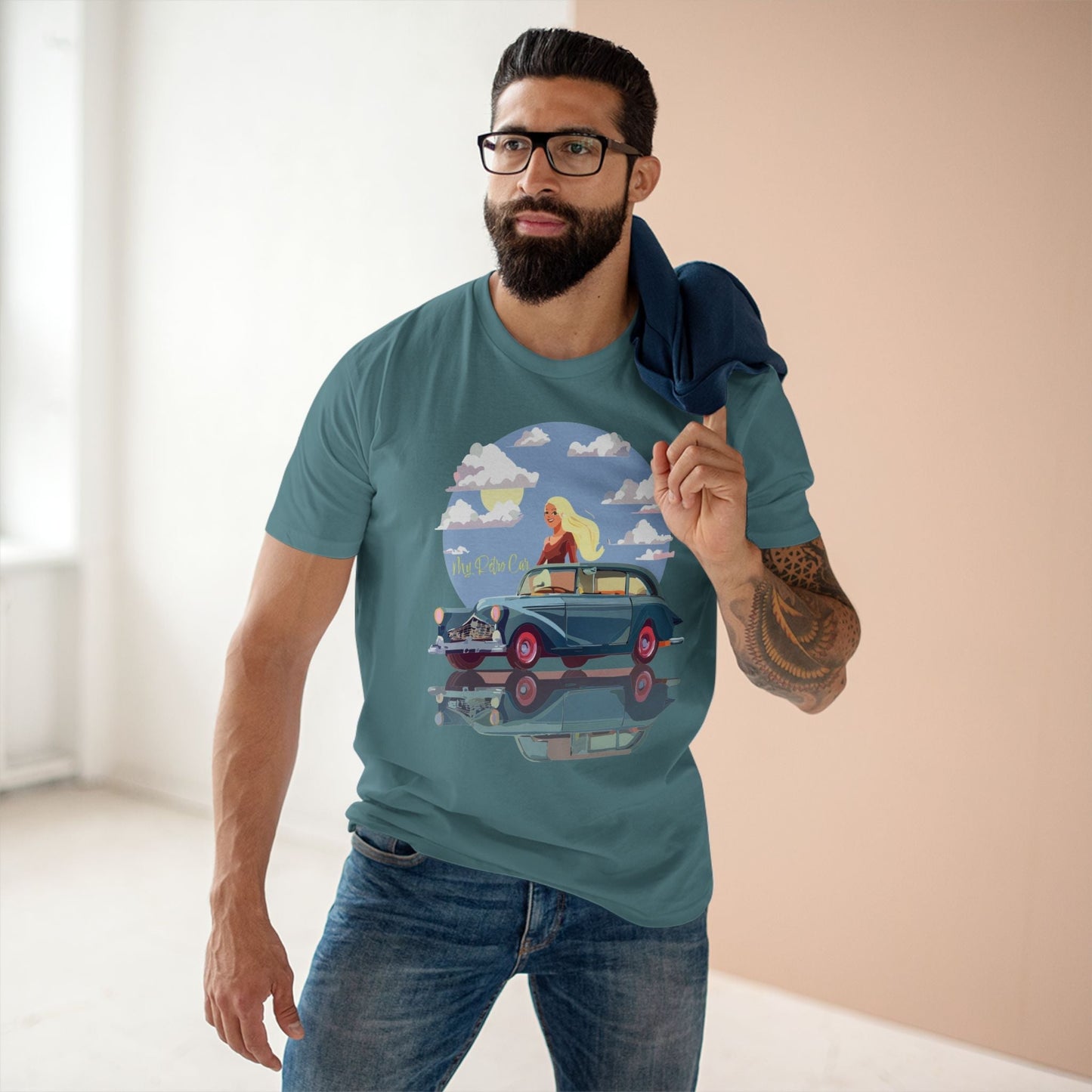 Retro Car Shirts Vintage Car Shirts RC 12 Unisex Premium Cotton Art Design Tee Collection