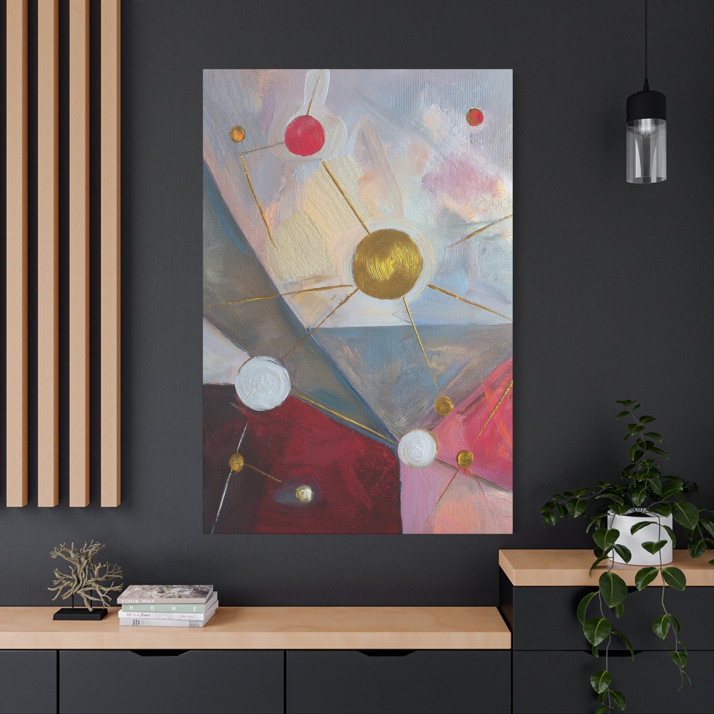 Abstract Oil Painting Print Canvas 20x24,20x30,24x30 24x32,24x36,30x40 32x48,36x48,40x60 Pine-Wood Inner Frame ABS-160