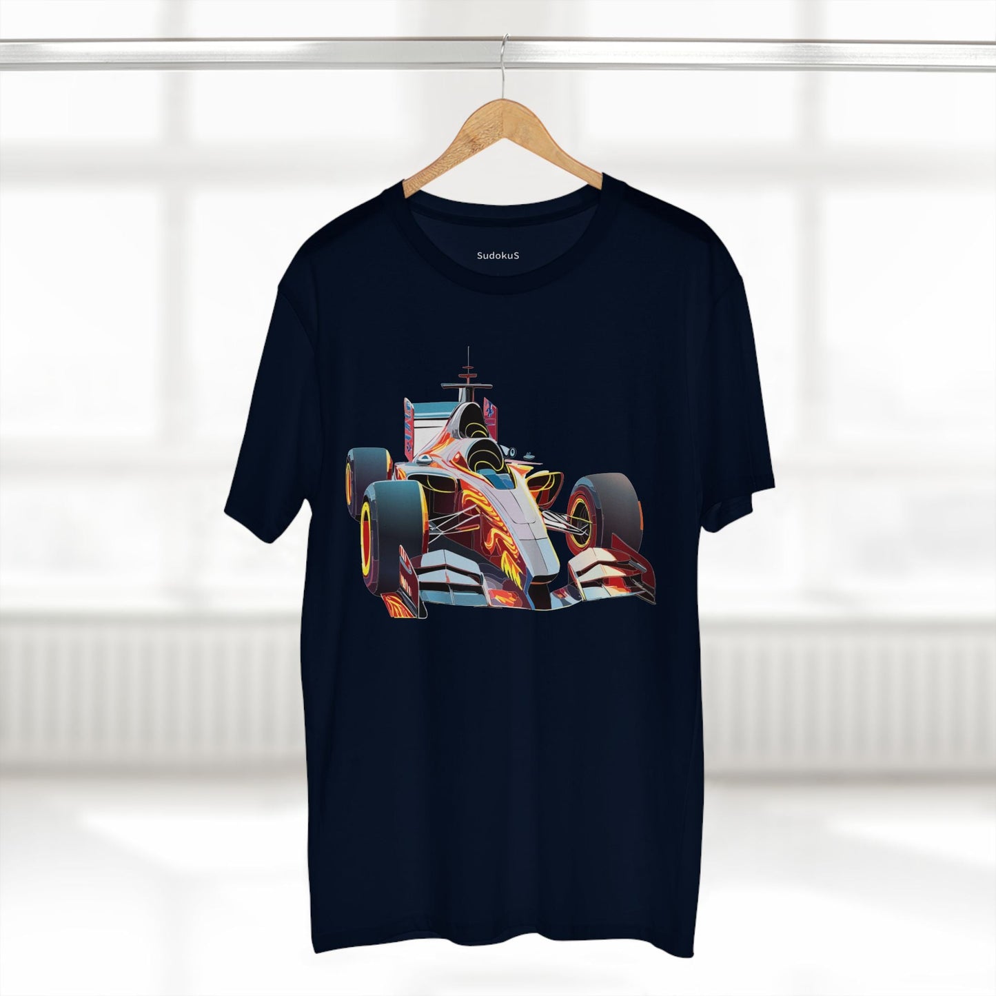 Car Graphic Unisex 100 Cotton Staple Tee 6