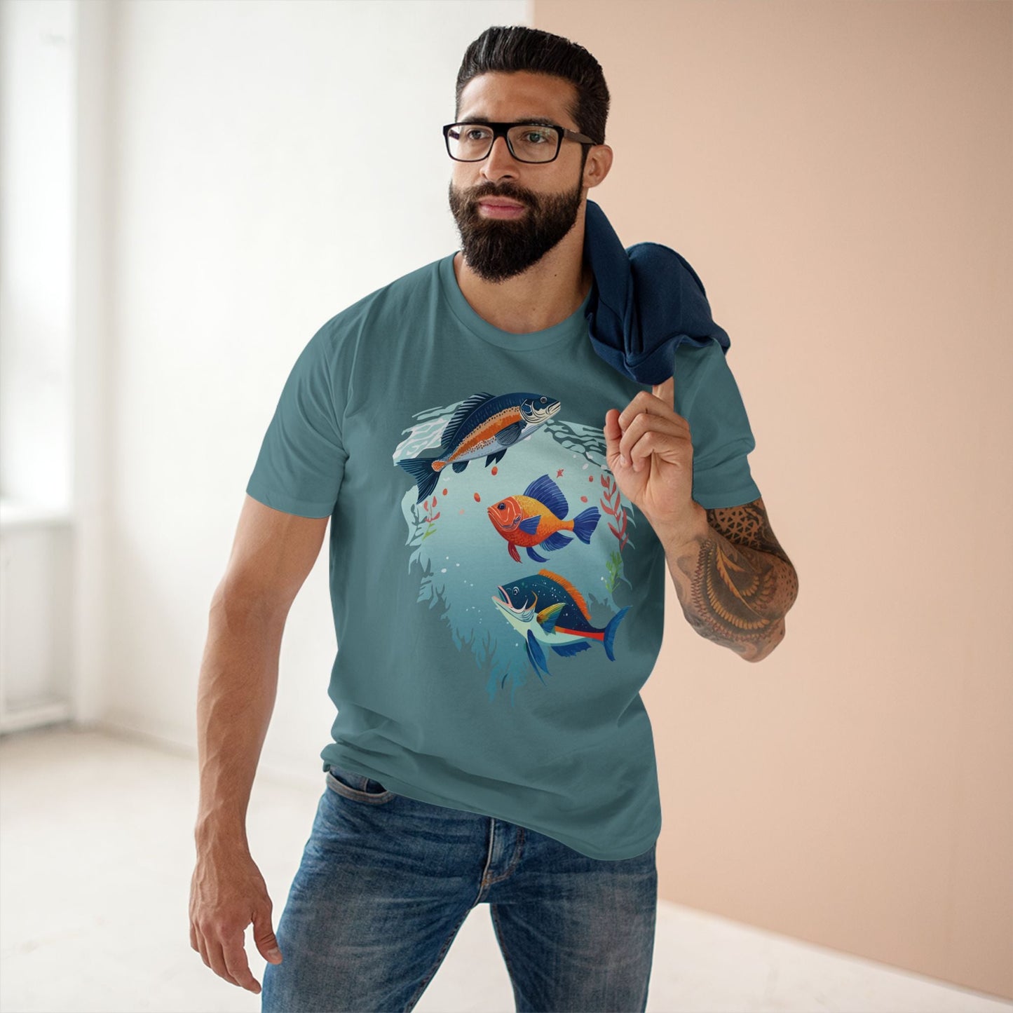 Ocean Shirt Ocean Pacific OP9 Unisex Premium Cotton Tee With Original Art Design
