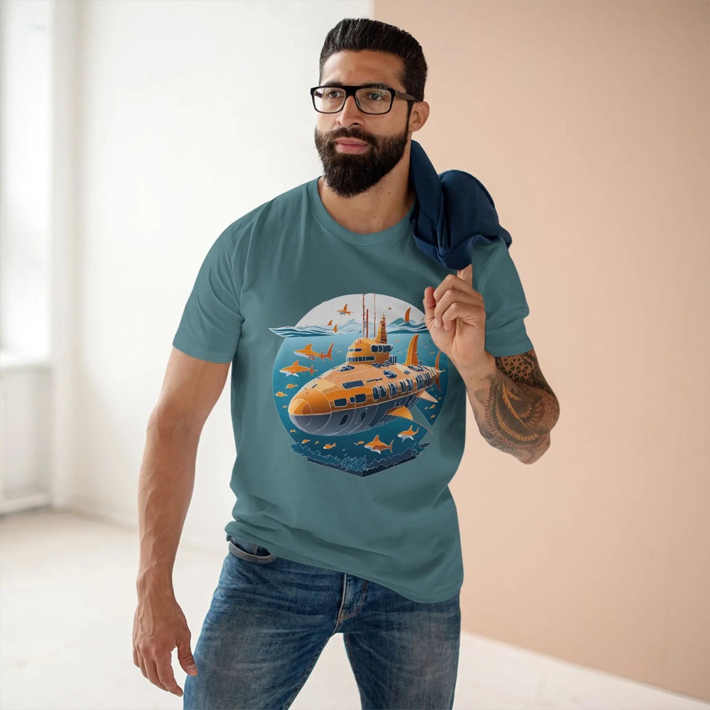 Ocean Coast Graphic Unisex 100 Cotton Staple Tee 19
