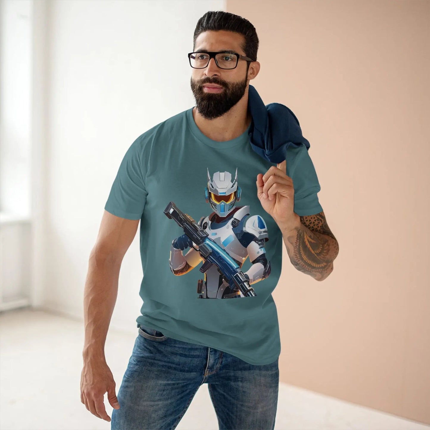 Robocop Graphic Unisex 100 Cotton Staple Tee 4