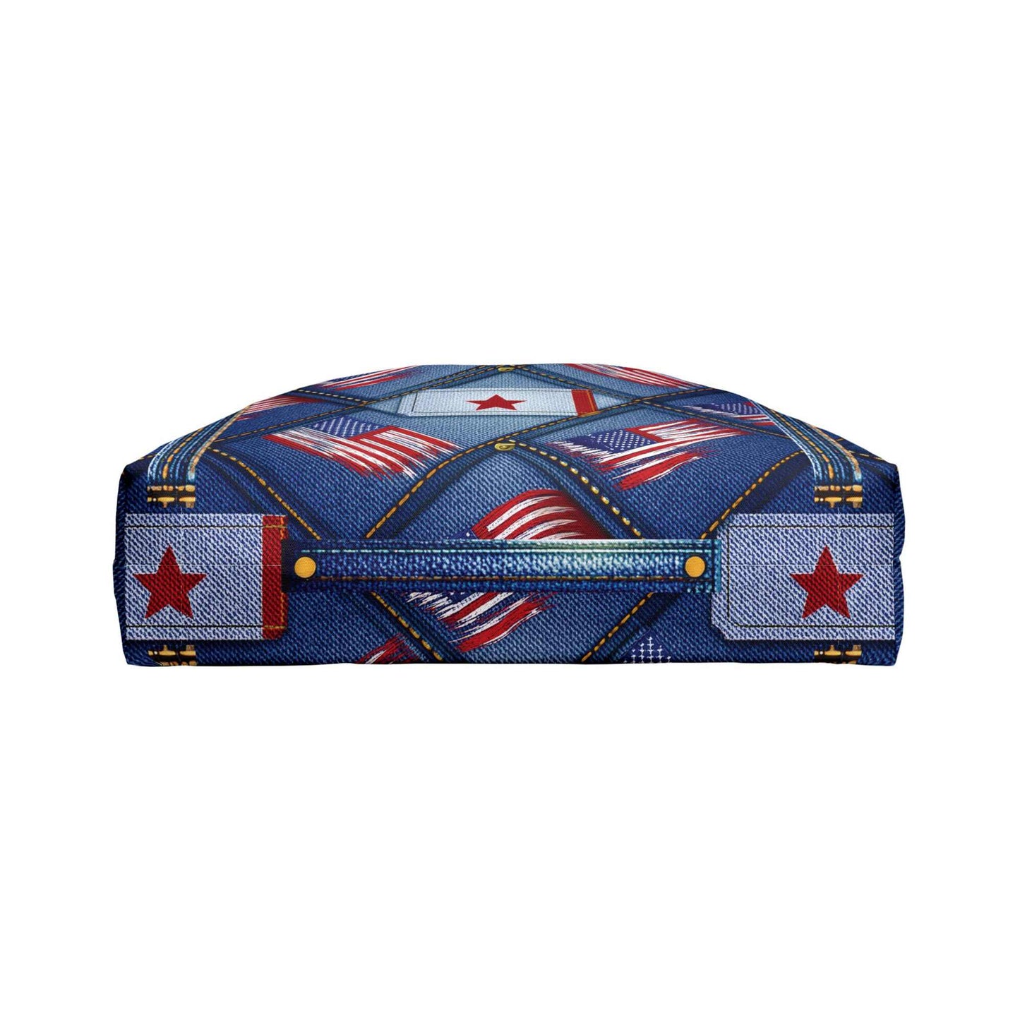 4th of July Denim Color Imitation Print Unisex Yoga Bag Spun Poly 24x13 Canvas Bag 60
