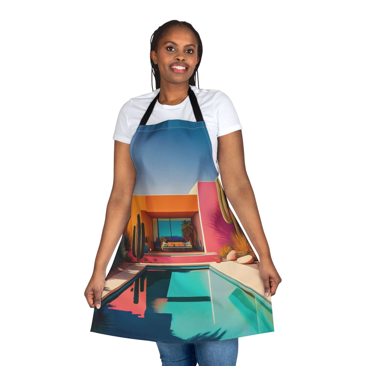 Home 100% Polyester Stain-resistant 31.5 x 25.6 | Art Print Canvas Apron 2