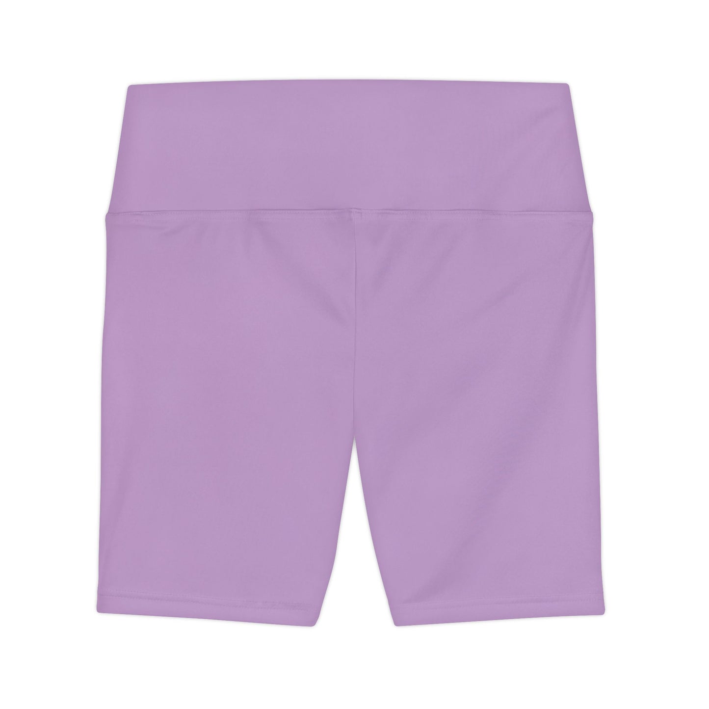 Blush Lilac High-Waist Workout Shorts — Women's Athletic Biker Shorts