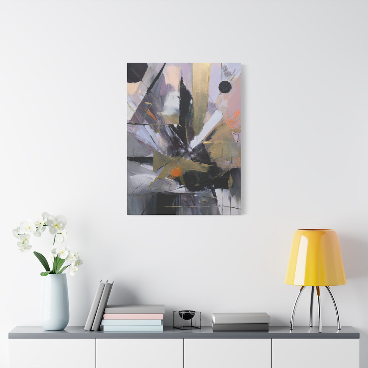 Abstract Oil Painting Print Canvas 20x24,20x30,24x30 24x32,24x36,30x40 32x48,36x48,40x60 Pine-Wood Inner Frame ABS-211