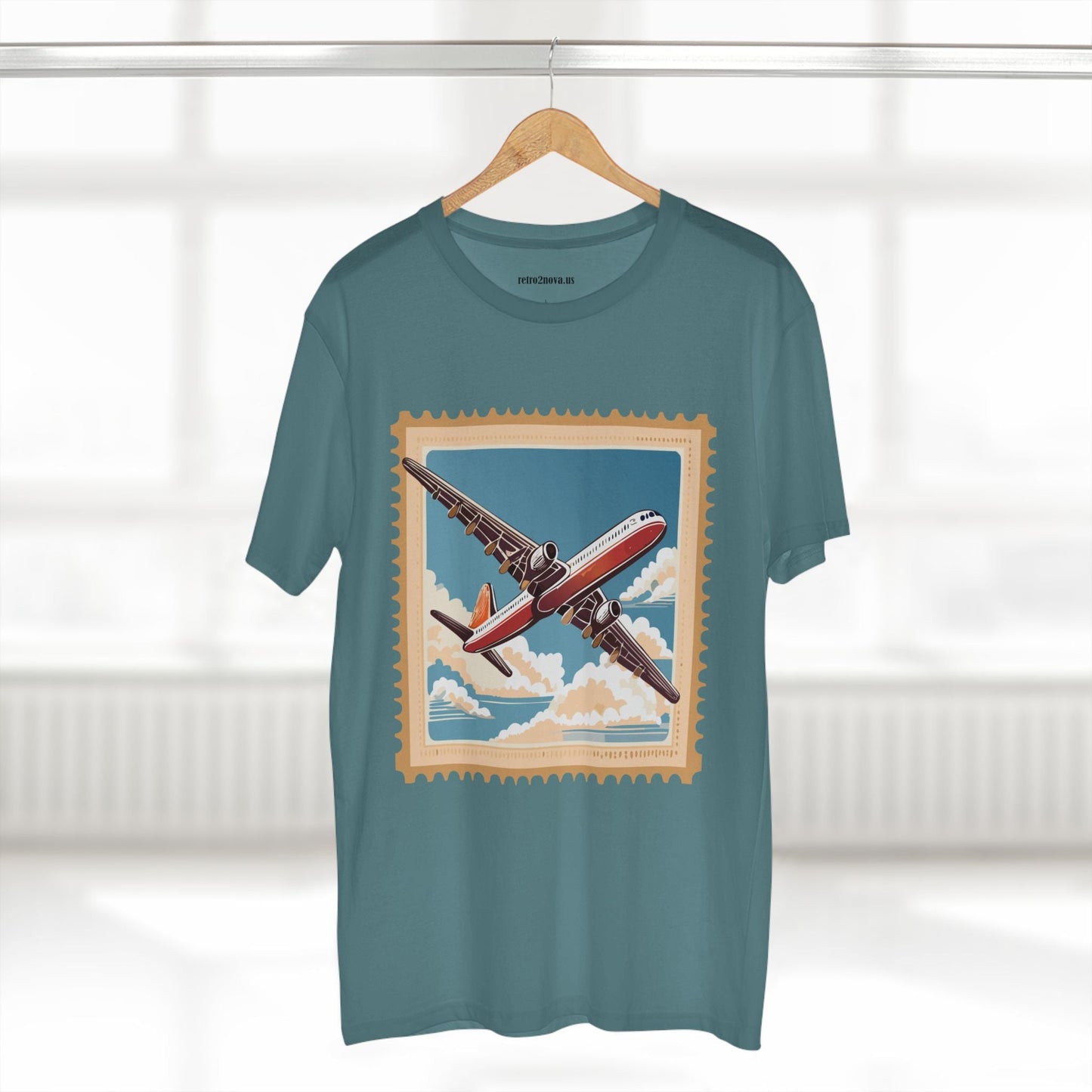 Postage Stamp Shirt Unisex Premium Cotton Tee With Original Art Design From Retro2Nova PS38