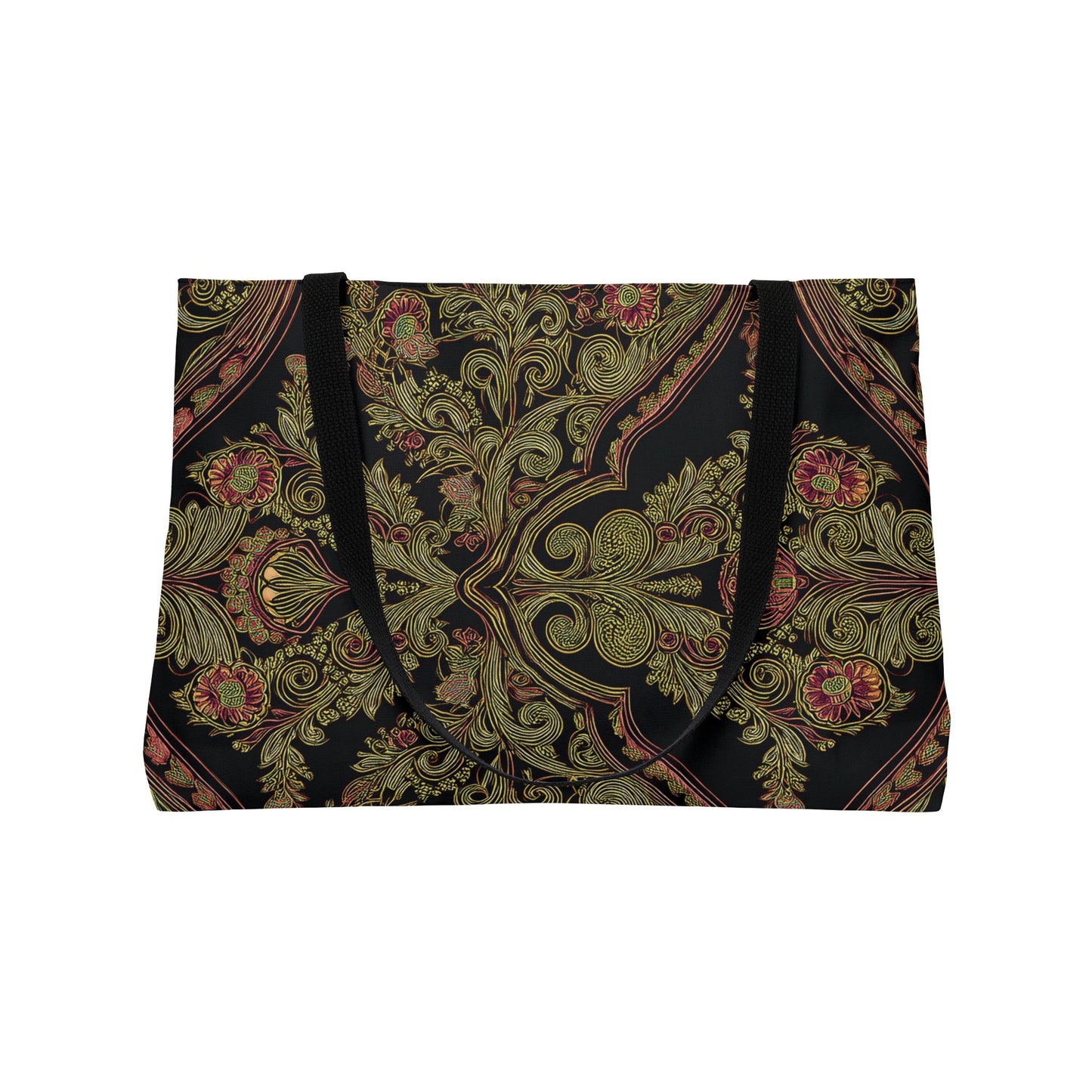 Ornament Print Big Bag Unisex Spun Poly 24x13 Canvas Art Bag OR-35