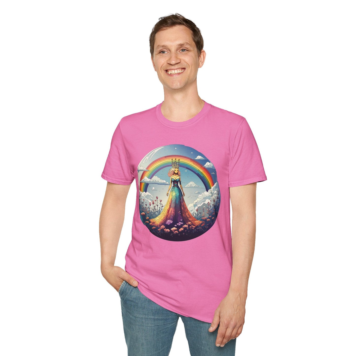 Womens Graphic T Shirt Art Design Tee Softstyle 64000 100 Percent Cotton Comfort