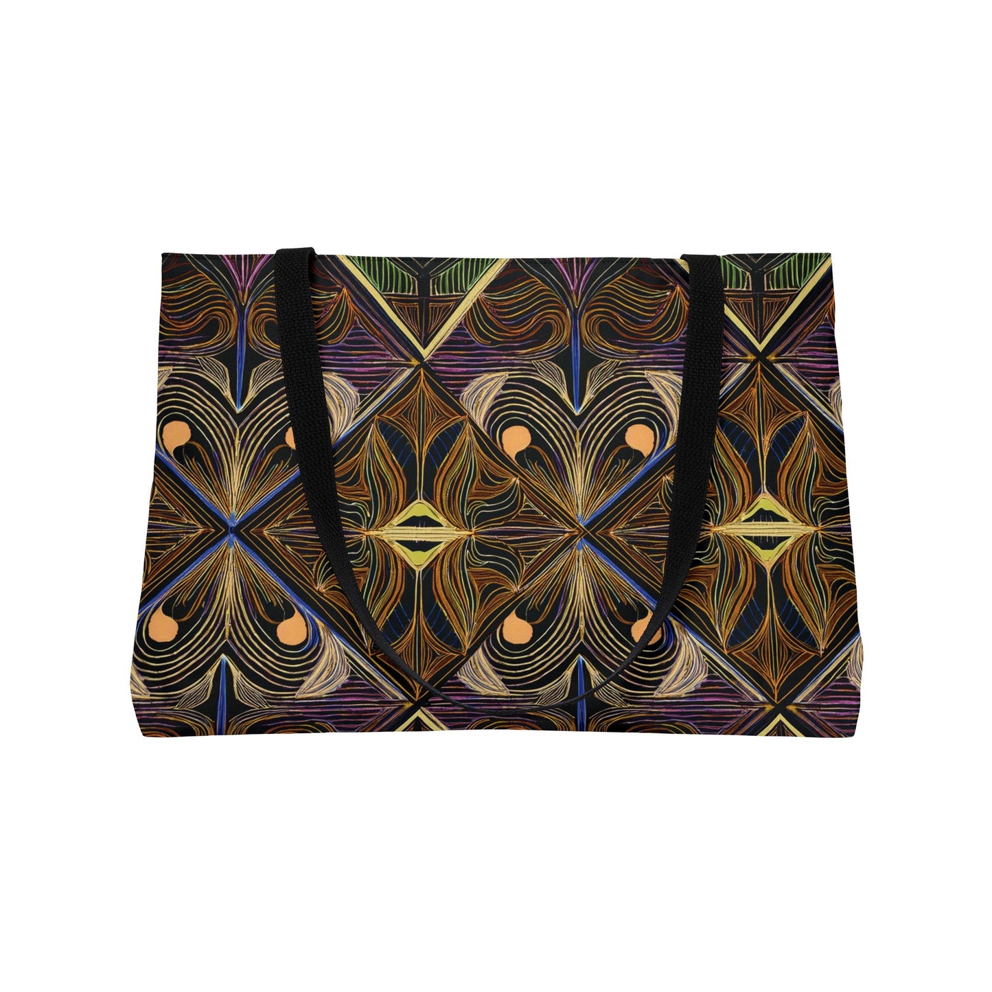 Ornament Print Big Bag Unisex Spun Poly 24x13 Canvas Art Bag OR-53