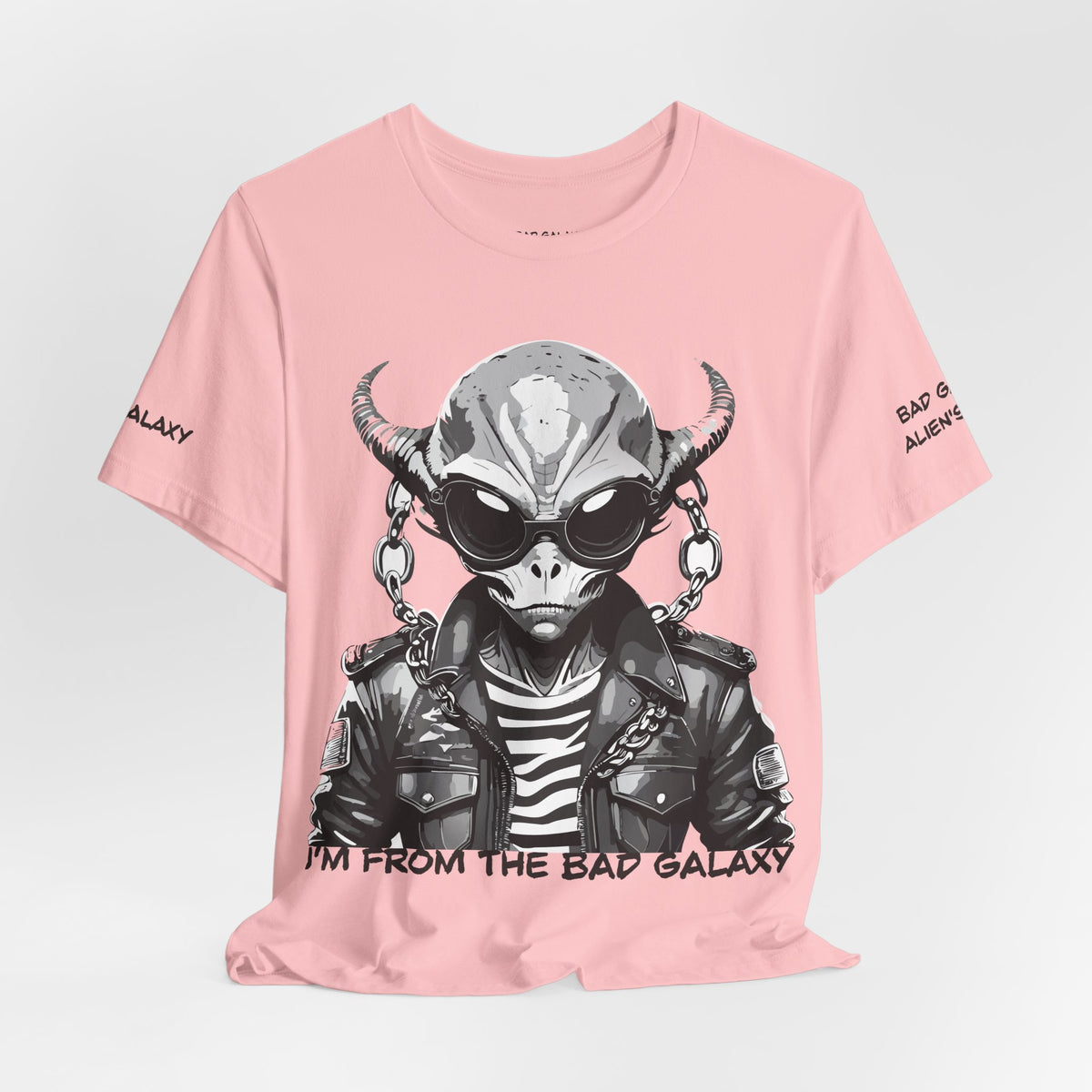 Alien Graphic Unisex Cotton Bella+Canvas Tee with Art Design b74
