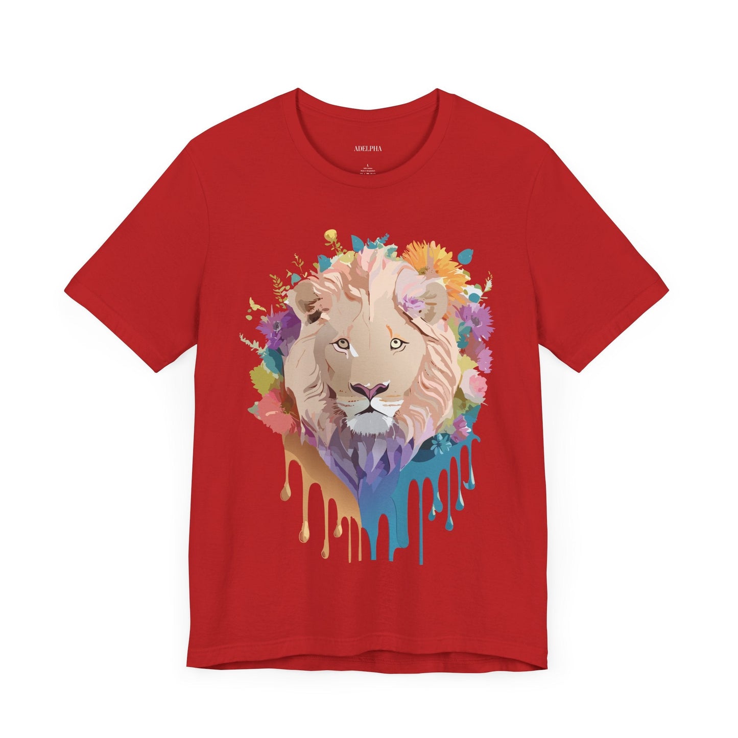 Lion Graphic Unisex 100 Cotton Vintage Animal Artwork Tee 11