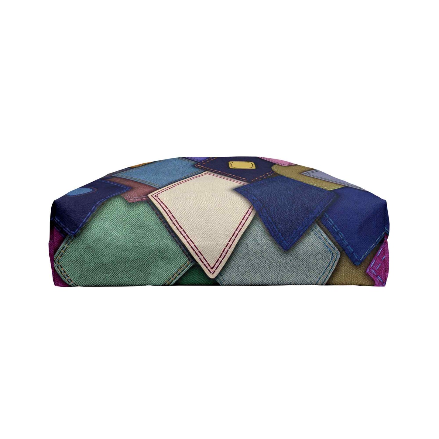 Denim Color Imitation Print Unisex Yoga Bag Spun Polyester 24x13 Canvas Gym Bag 27-2