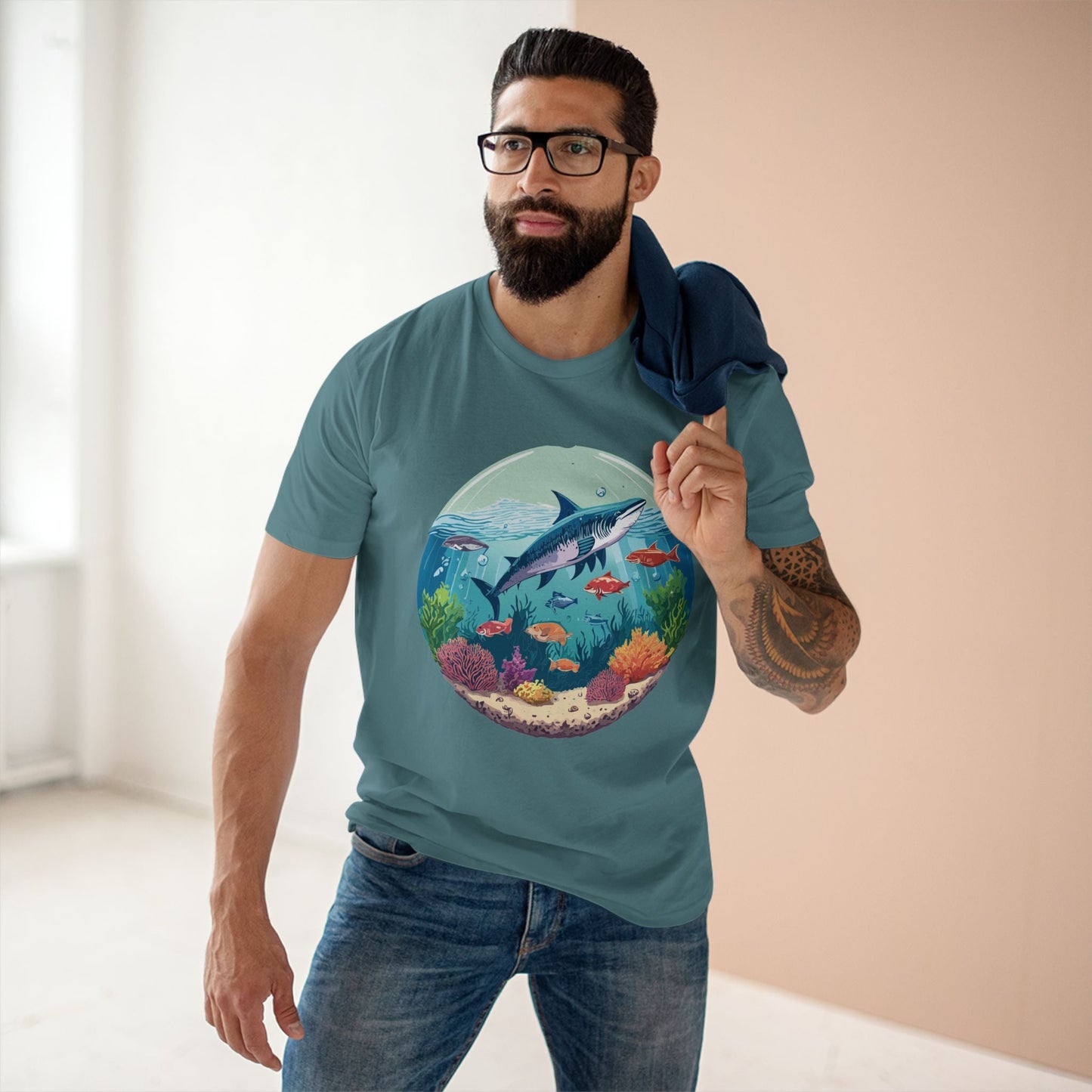Pacific Ocean Graphic Design Unisex 100 Cotton Tee 2