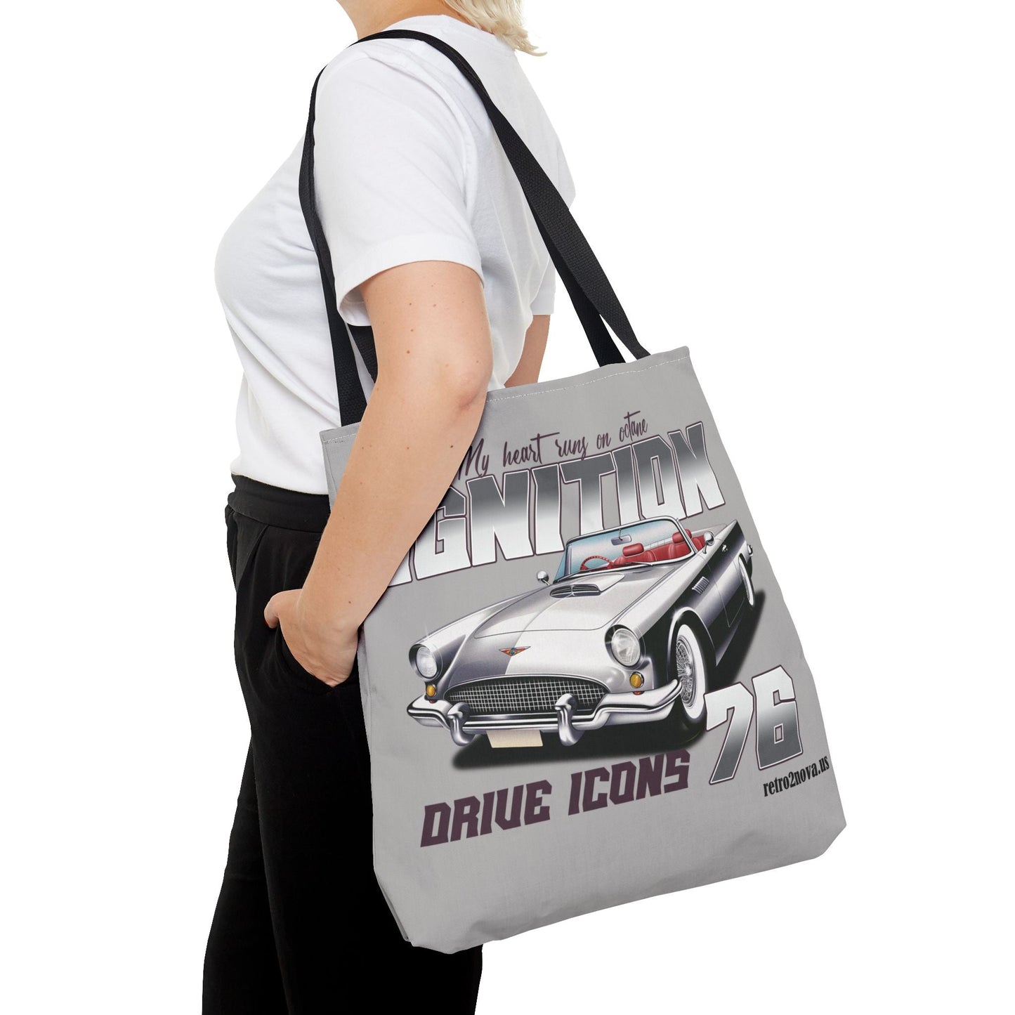 Canvas Tote Bag Classic Vintage Car Durable Stylish Everyday Use Perfect For Work