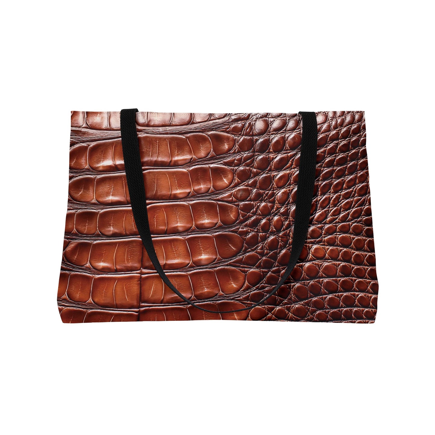 Leather Print imitation Big Bag 100% Spun Poly 24x13 Canvas Art Bag-13