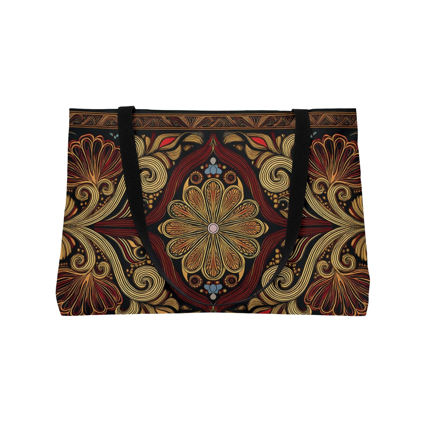 Ornament Print Big Bag Unisex Spun Poly 24x13 Canvas Art Bag OR-15