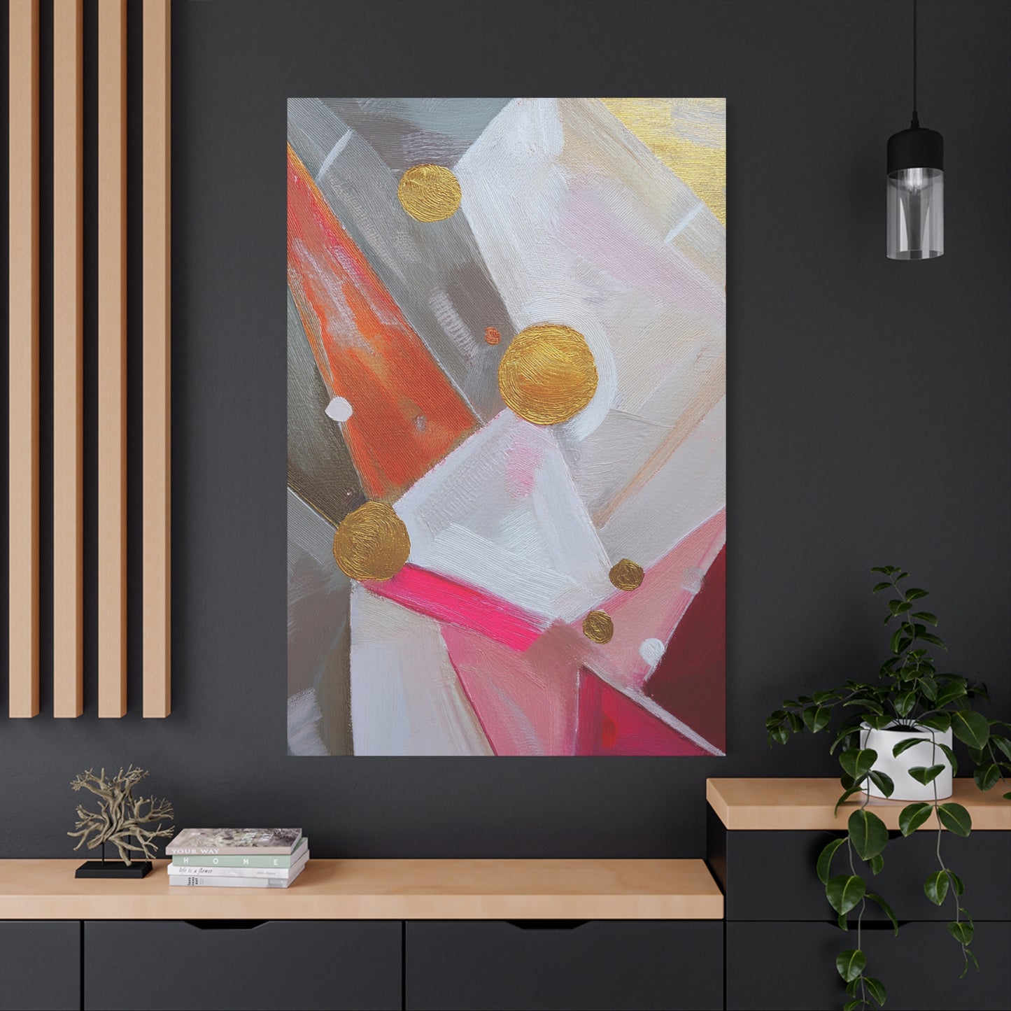 Abstract Oil Painting Print Canvas 20x24,20x30,24x30 24x32,24x36,30x40 32x48,36x48,40x60 Pine-Wood Inner Frame ABS-161