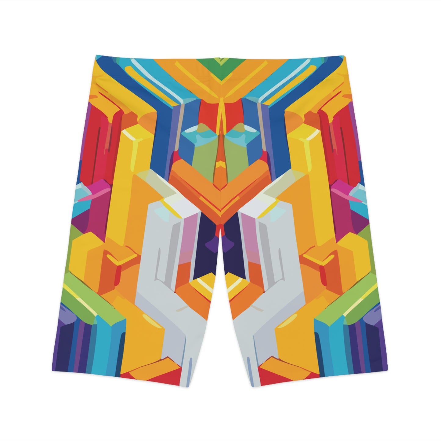 Abstract Biker Shorts - PPU BEST